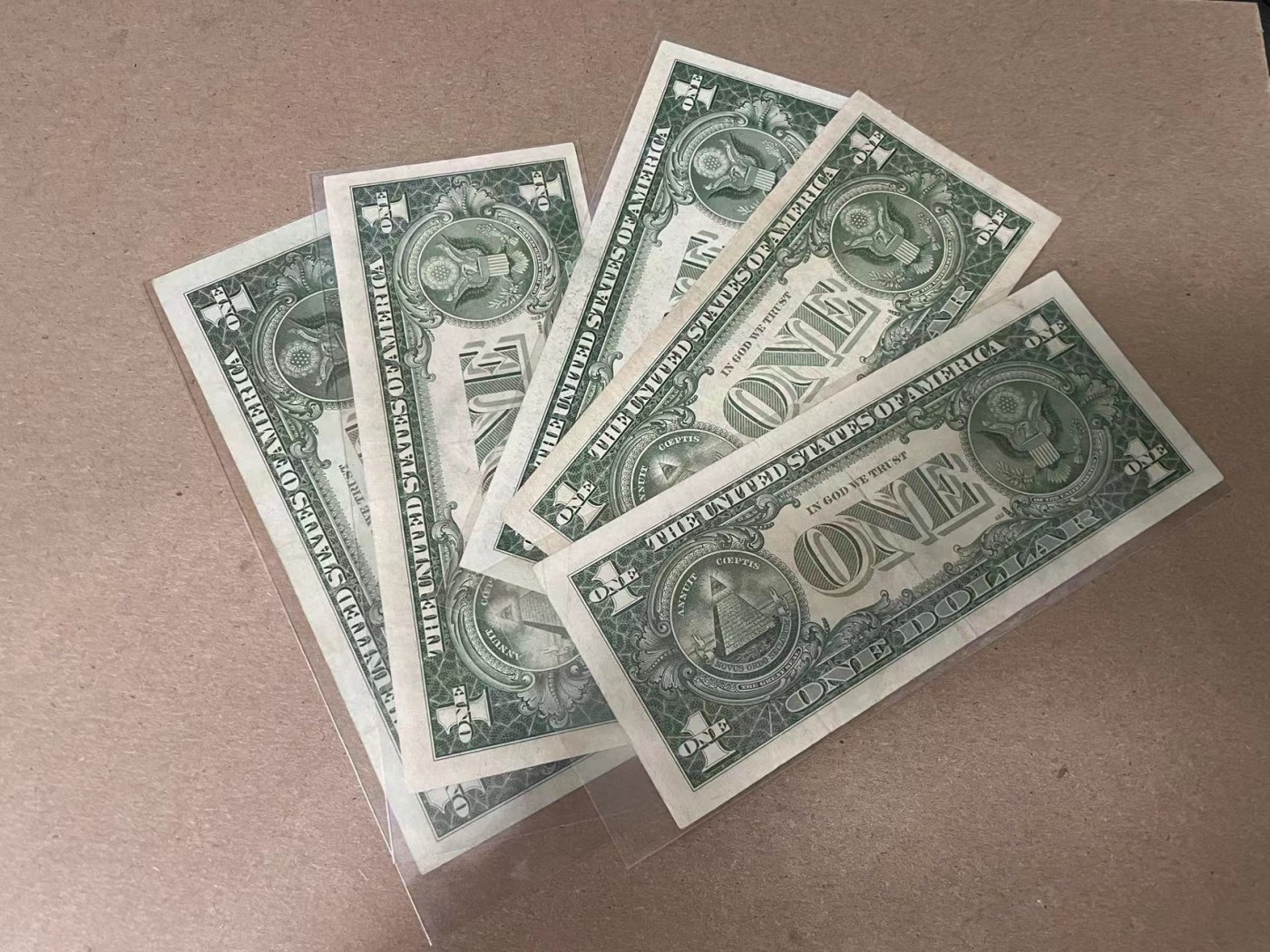 【Blue Auction】✨世界纸币精拍第354期——布克哈特【精】 【一组5张】美国 1935/1957年1美金一组 品相如图