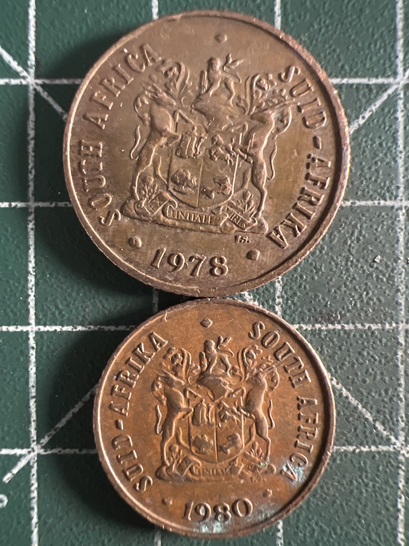 泡泡堂第371期  硬币专场 （无押金，捡漏，全场20包邮，偏远地区除外，接收代拍业务） 南非一对