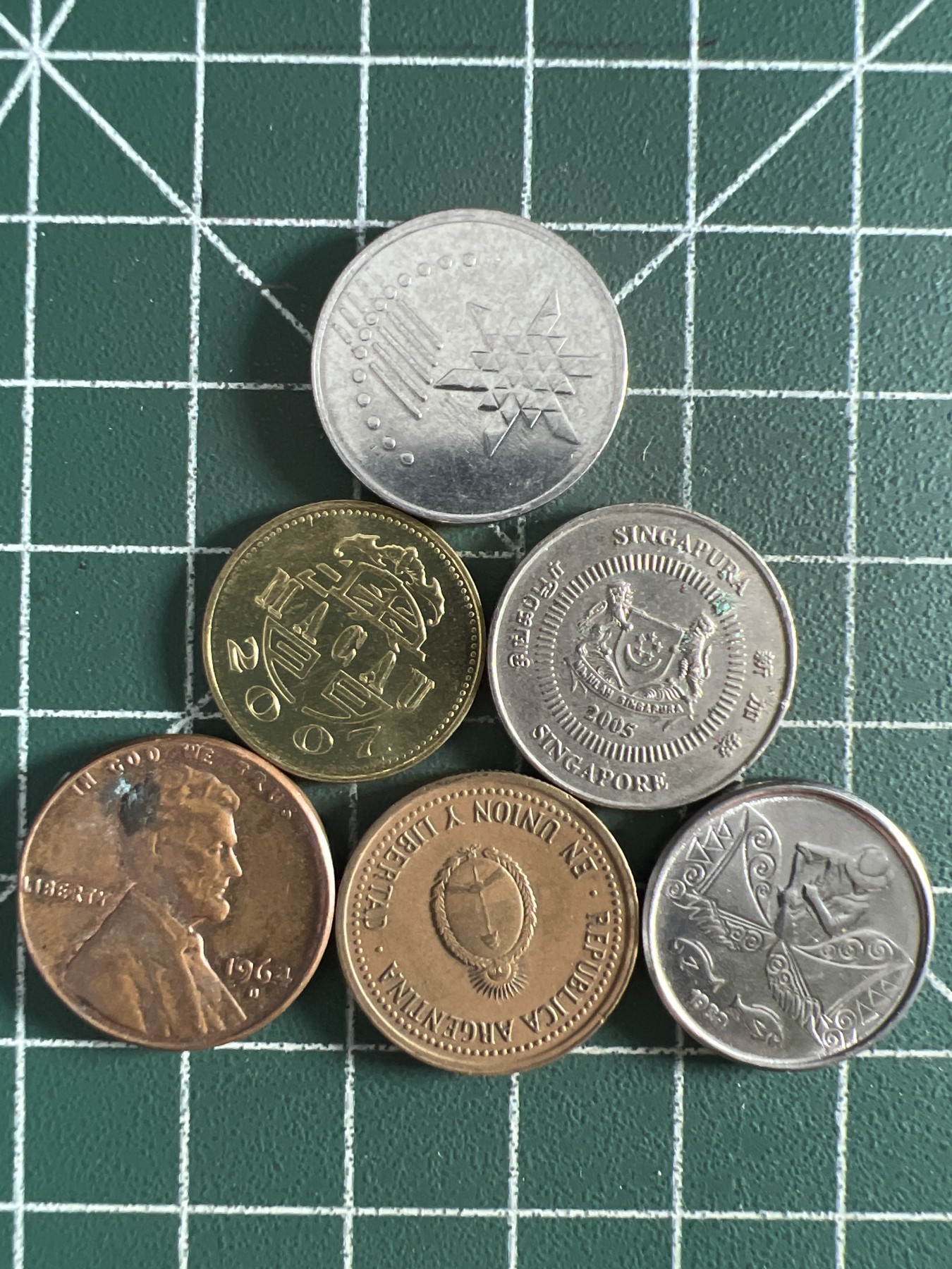 泡泡堂第371期  硬币专场 （无押金，捡漏，全场20包邮，偏远地区除外，接收代拍业务） 硬币六枚