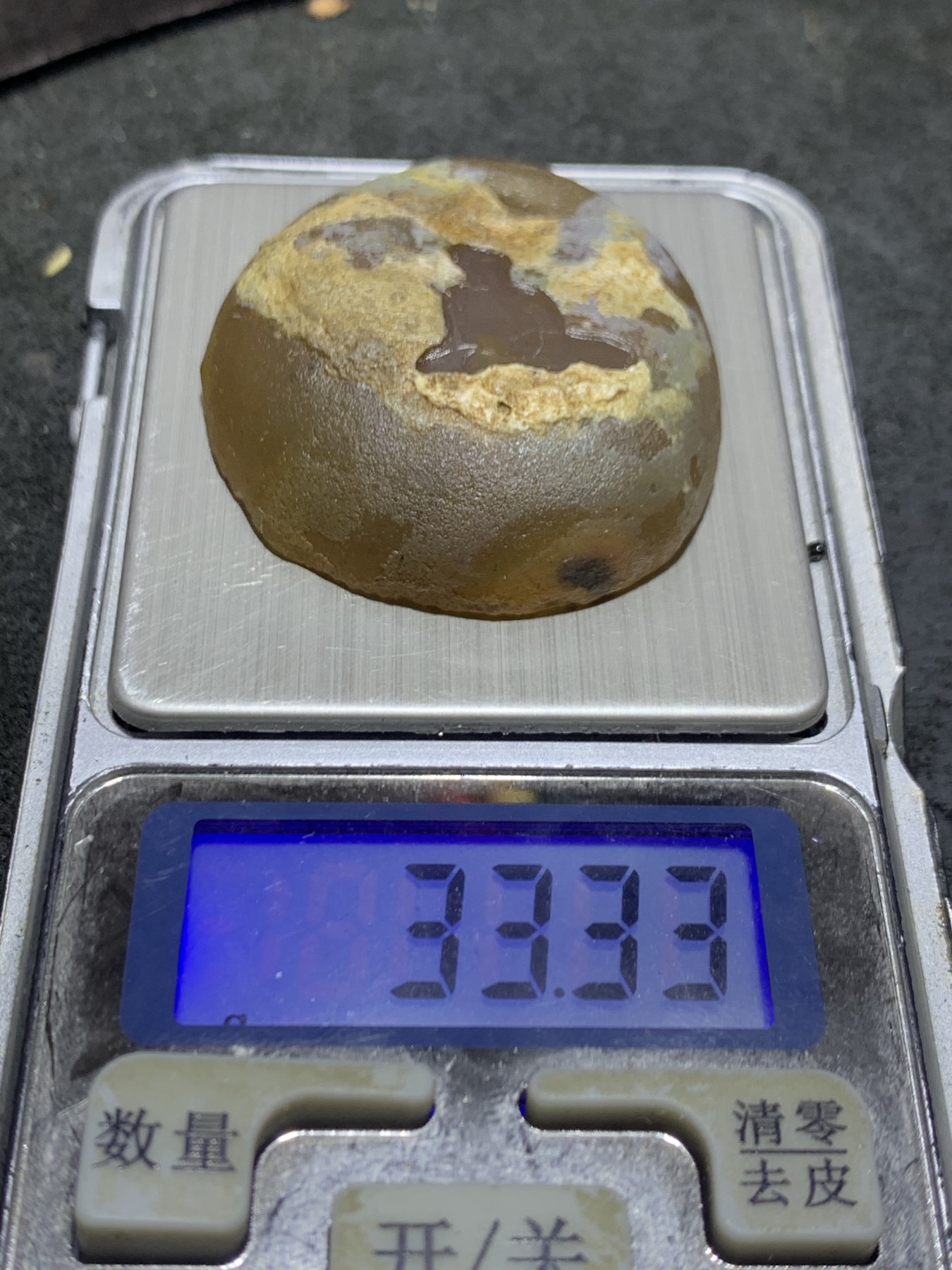 精美原皮高玉化冻料蒙料冰飘心战国红玛瑙手工影雕工艺无相佛把件(吊坠)一个