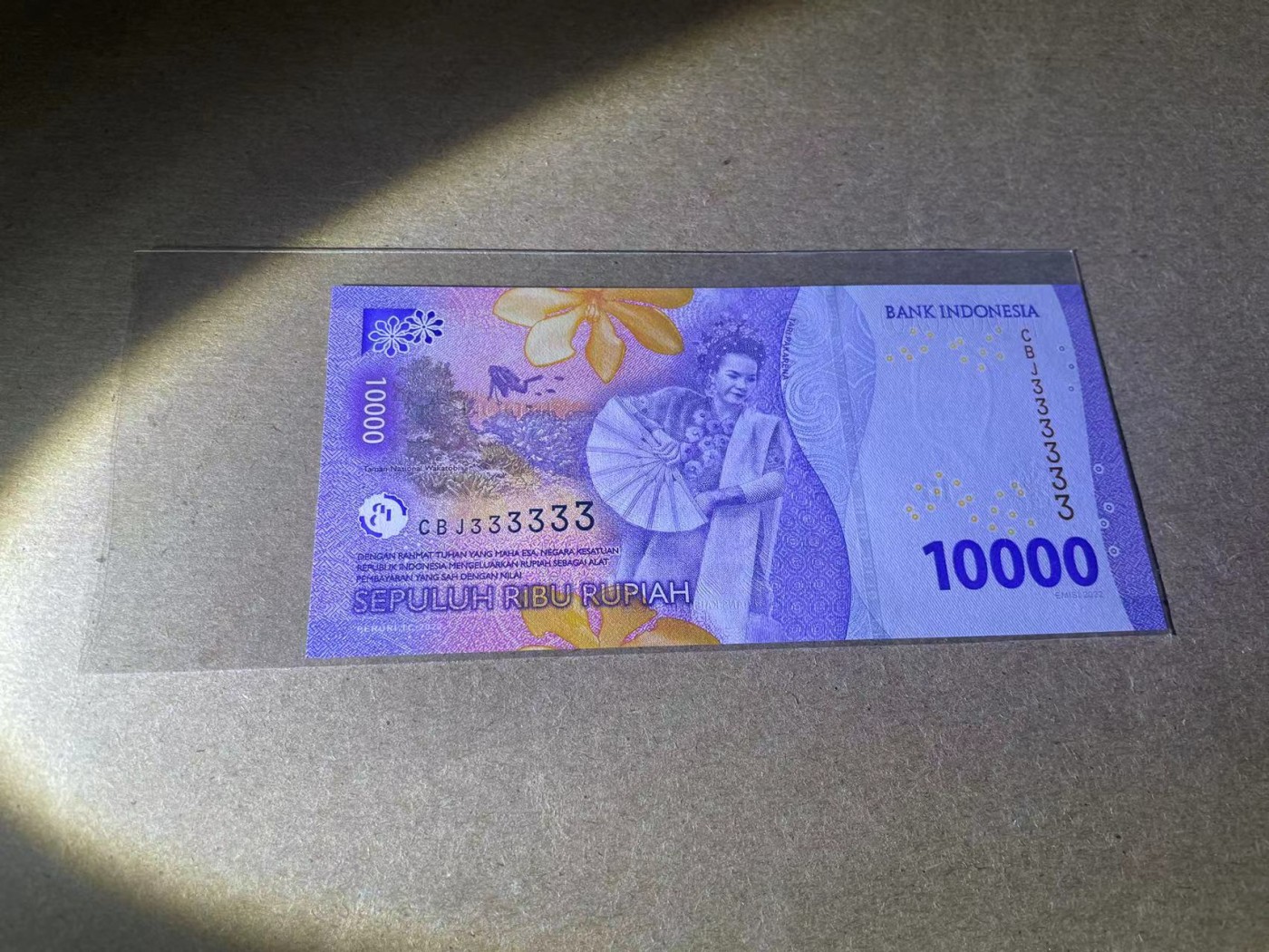 【Blue Auction】✨世界纸币精拍第354期——布克哈特【精】 【全同3】印尼 2022年10000卢比 全新UNC