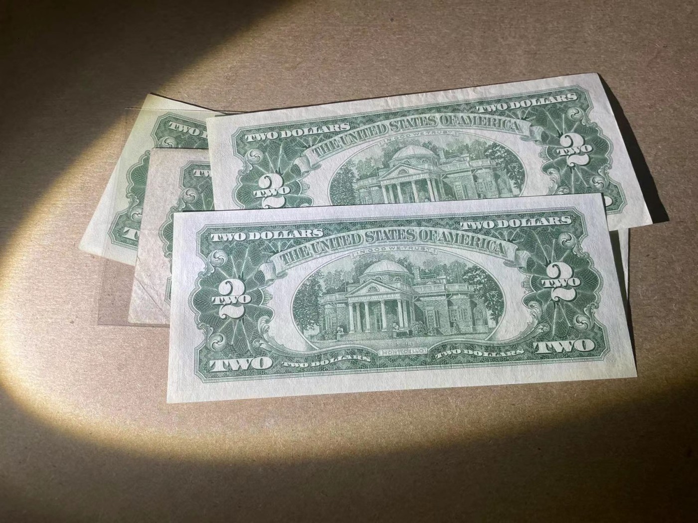 【Blue Auction】✨世界纸币精拍第354期——布克哈特【精】 【一组5张AA冠】美国 1953/1963年2美金一组 （其中1张UNC 其余品相如图）