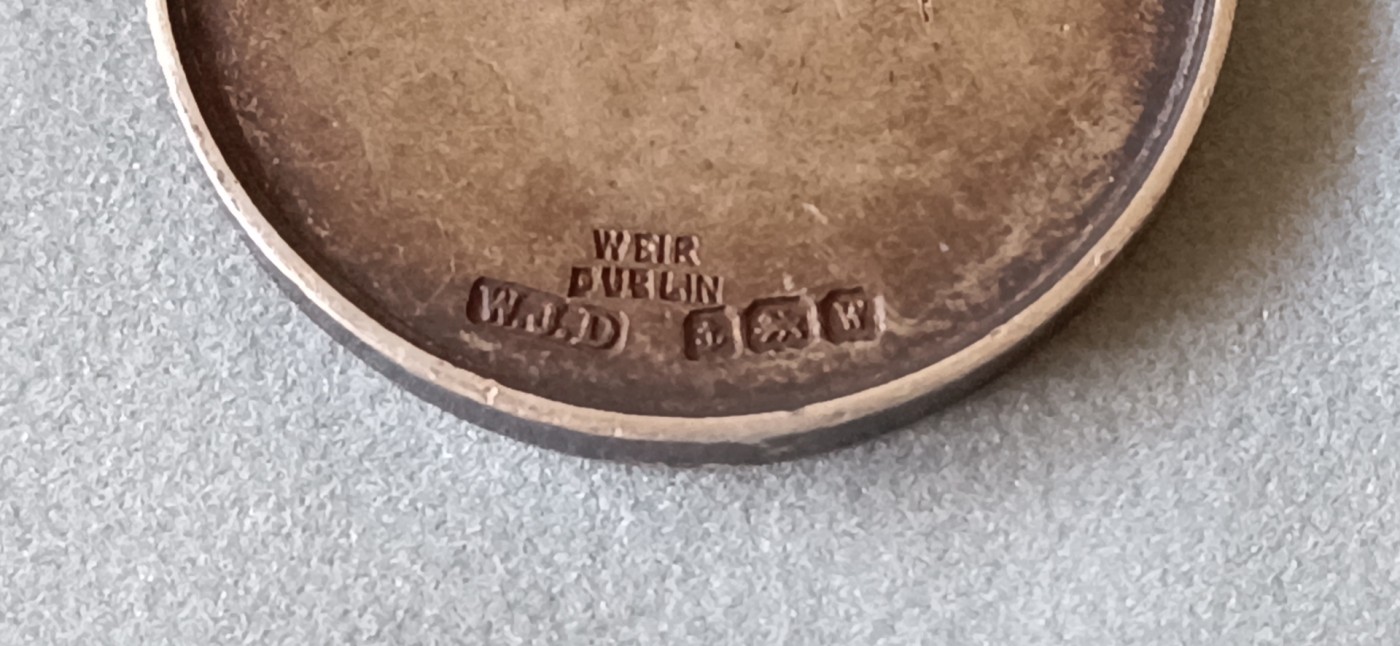 “China 中国”--英国皇家伯克郡团奖章专场 20 世纪初皇家伯克郡团拳击次中量级银章32mm