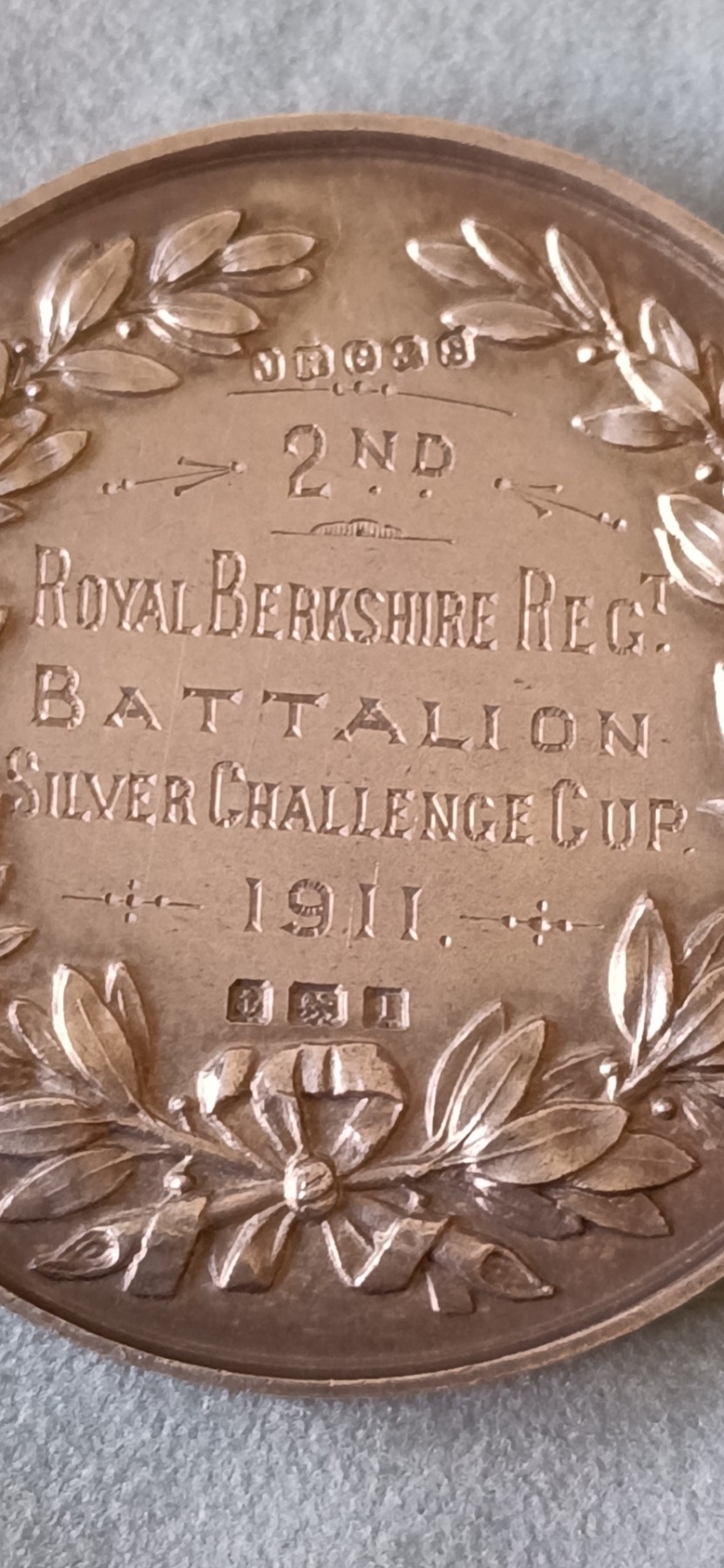 “China 中国”--英国皇家伯克郡团奖章专场 皇家伯克郡团 1911 年银章 45mm