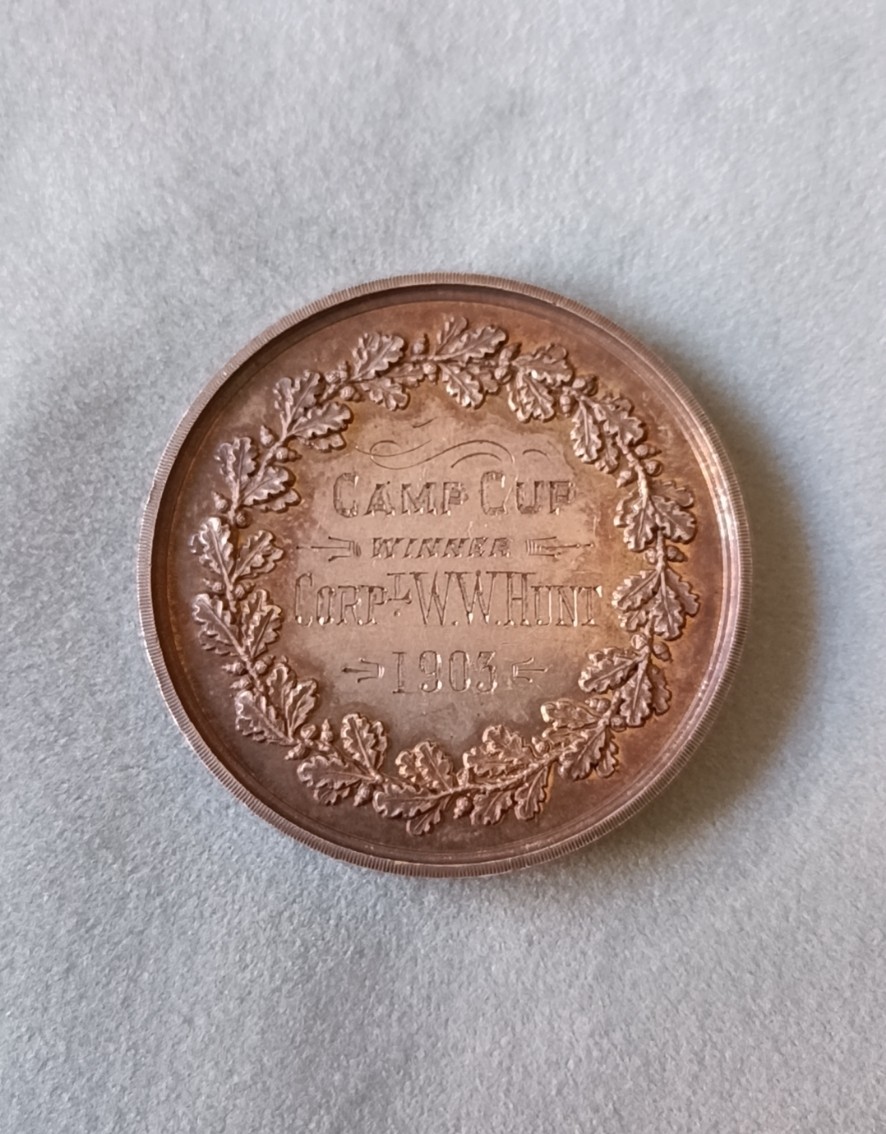 “China 中国”--英国皇家伯克郡团奖章专场 皇家伯克郡团银章 40mm 实测银