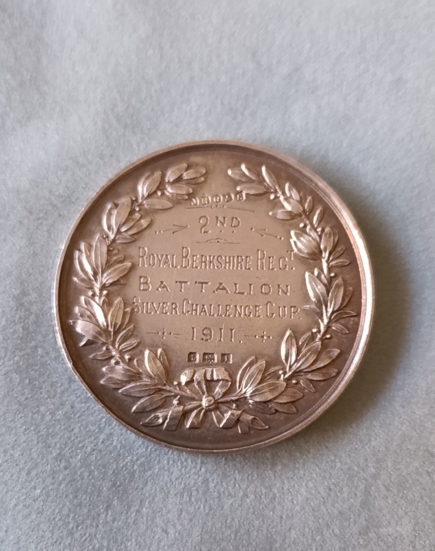 “China 中国”--英国皇家伯克郡团奖章专场 皇家伯克郡团 1911 年银章 45mm