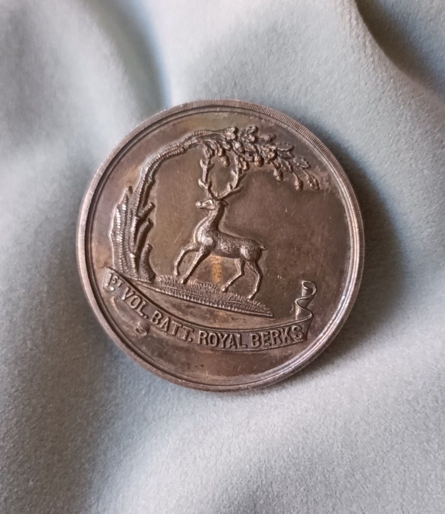 “China 中国”--英国皇家伯克郡团奖章专场 皇家伯克郡团银章 40mm 实测银