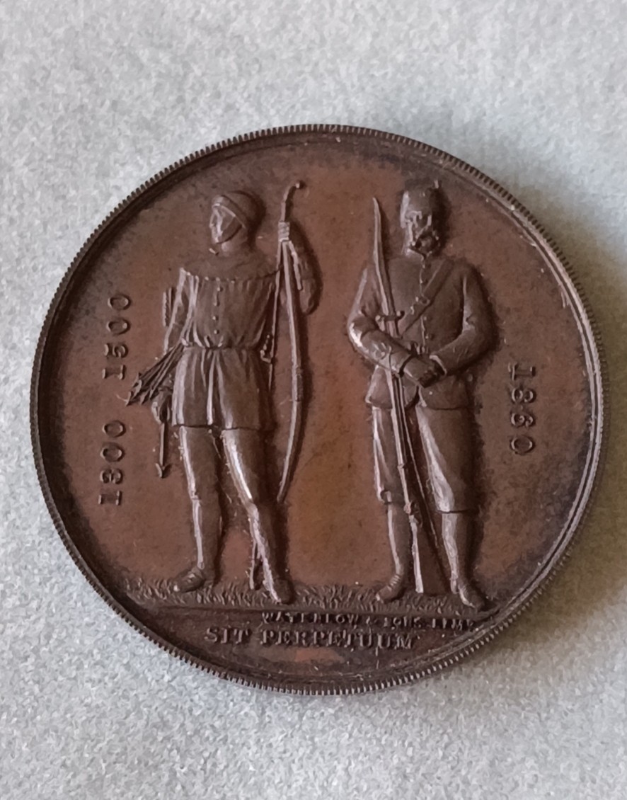 “China 中国”--英国皇家伯克郡团奖章专场 1903 年国家步枪联盟授予 皇家伯克郡团士官 32mm