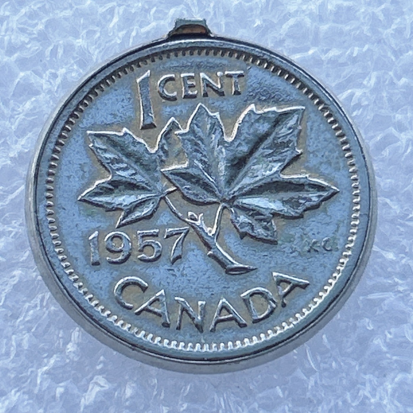 全场一元起拍 世界钱币散币场 第14期 加拿大1957年1分 枫叶