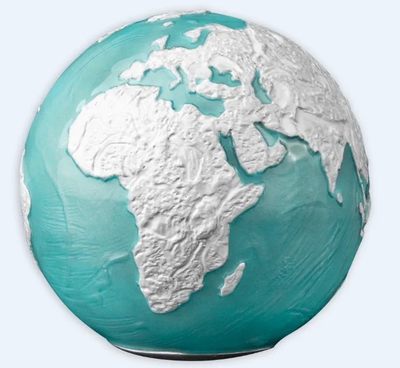 【海寕潮】拍卖第七十六期 - 【海寧潮】巴巴多斯2023年冰封星球3盎司球形珐琅彩纪念银币原价2800