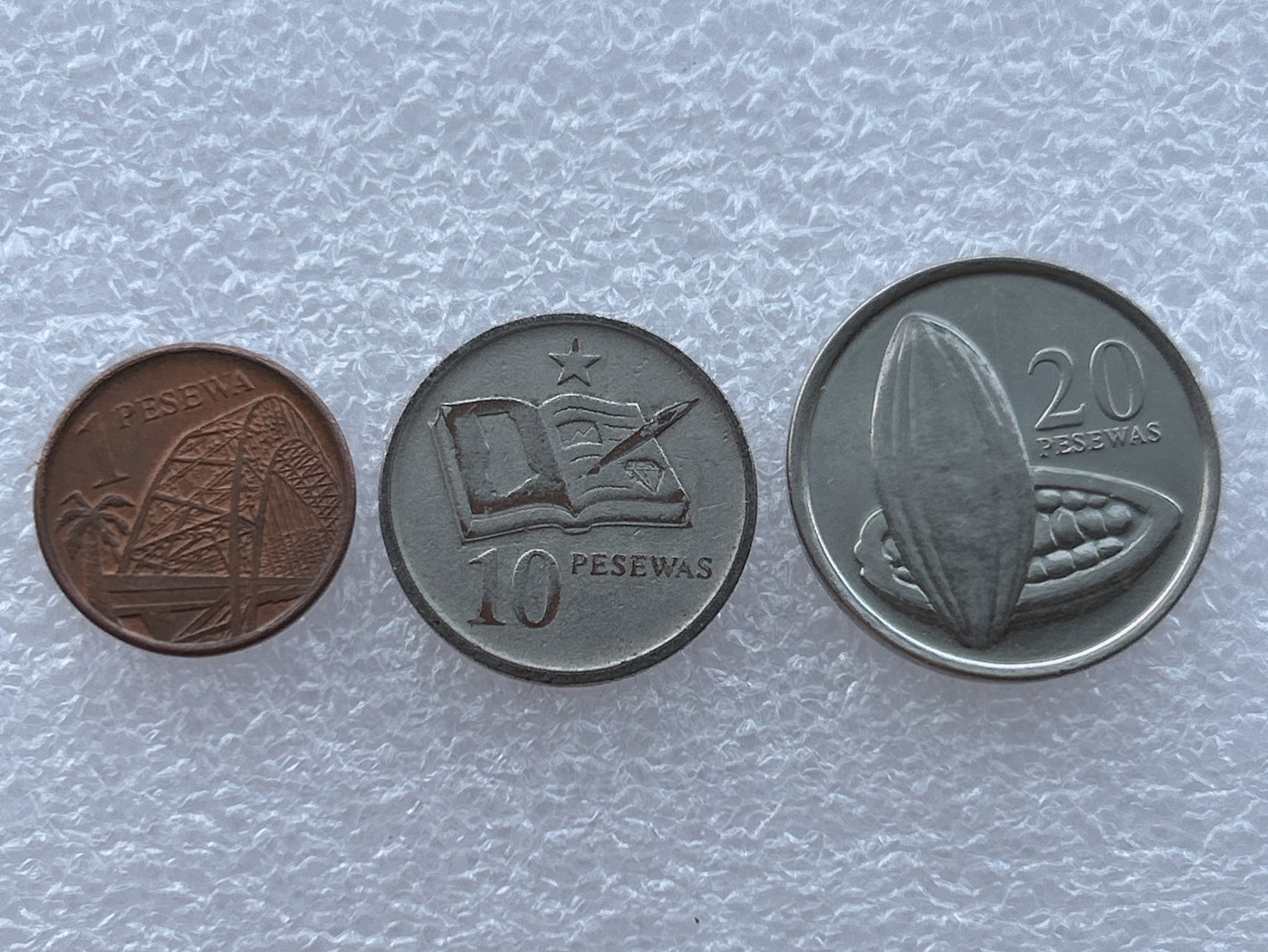 全场一元起拍 世界钱币散币场 第14期 2007年加纳硬币