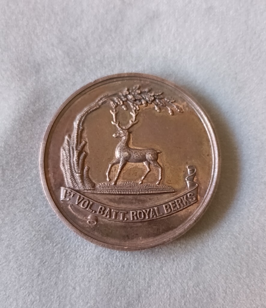 “China 中国”--英国皇家伯克郡团奖章专场 皇家伯克郡团银章 40mm 实测银