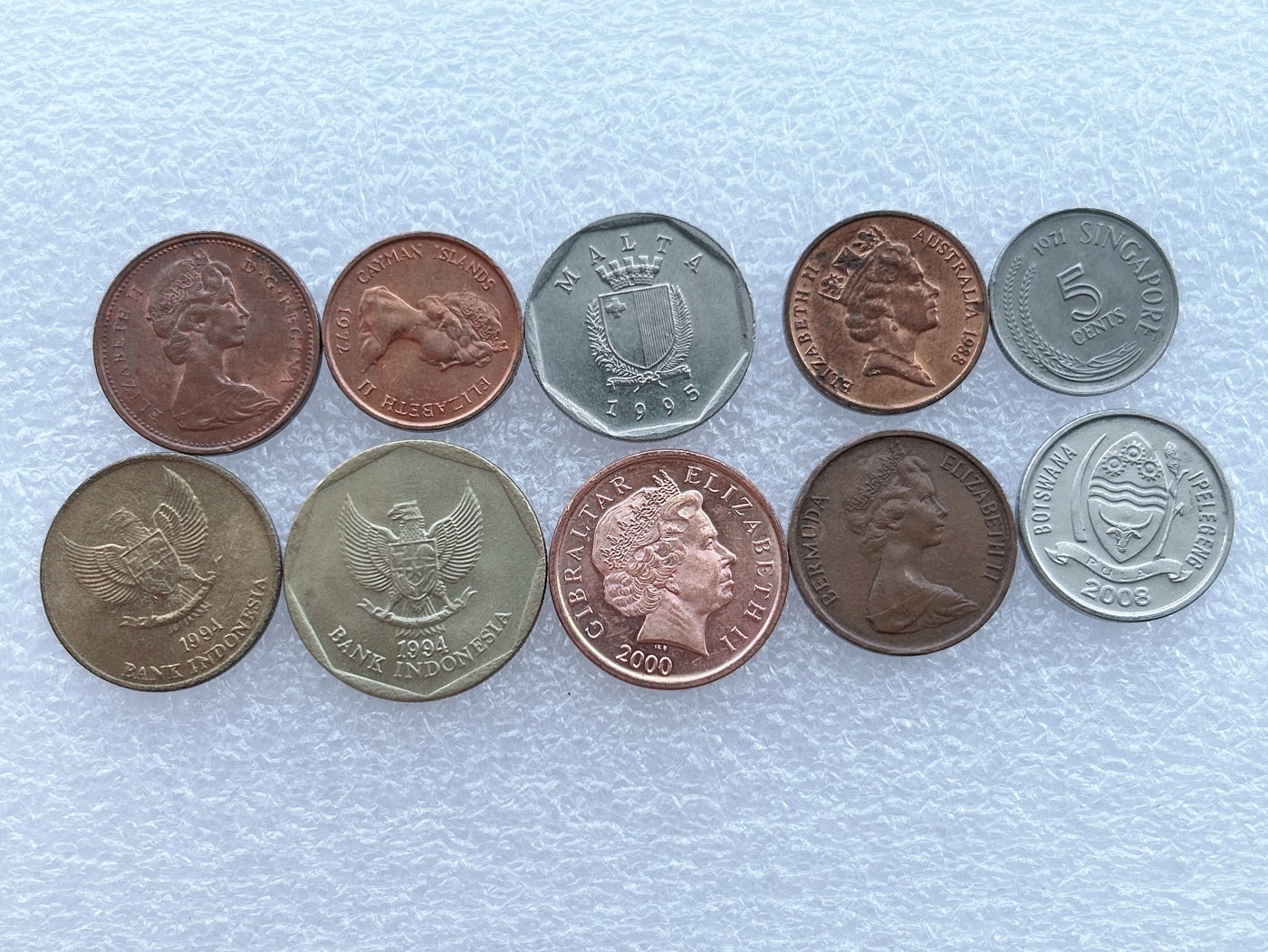 全场一元起拍 世界钱币散币场 第14期 散币 动物类