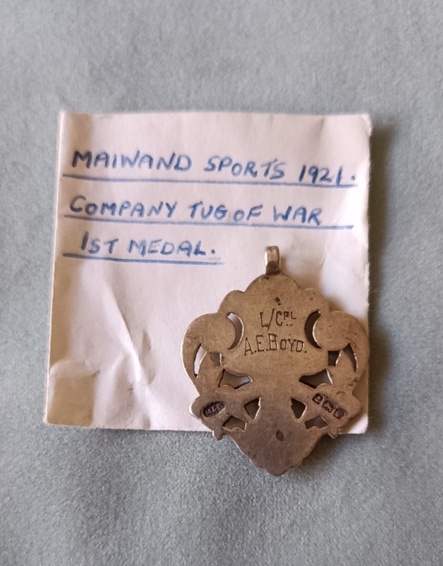 “China 中国”--英国皇家伯克郡团奖章专场 1921 年银章 皇家伯克郡团，7.7g