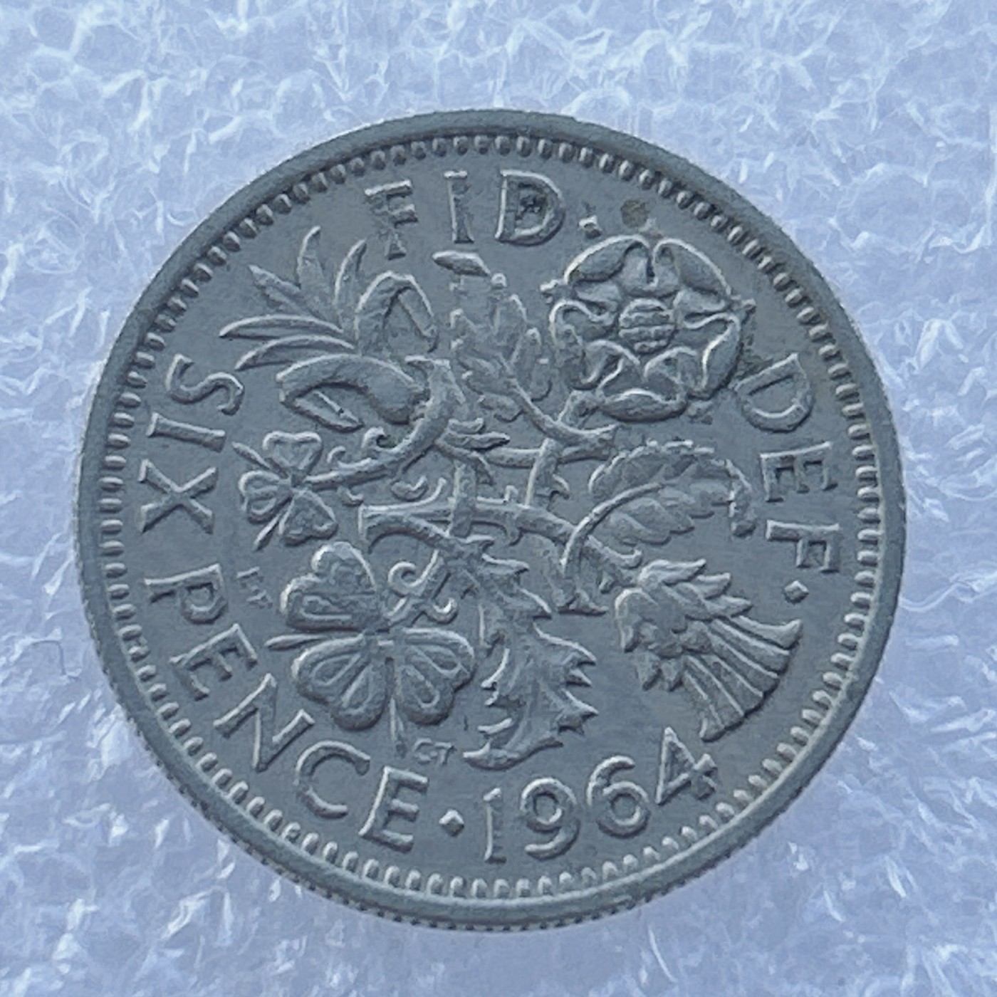 全场一元起拍 世界钱币散币场 第14期 英国1964年6便士