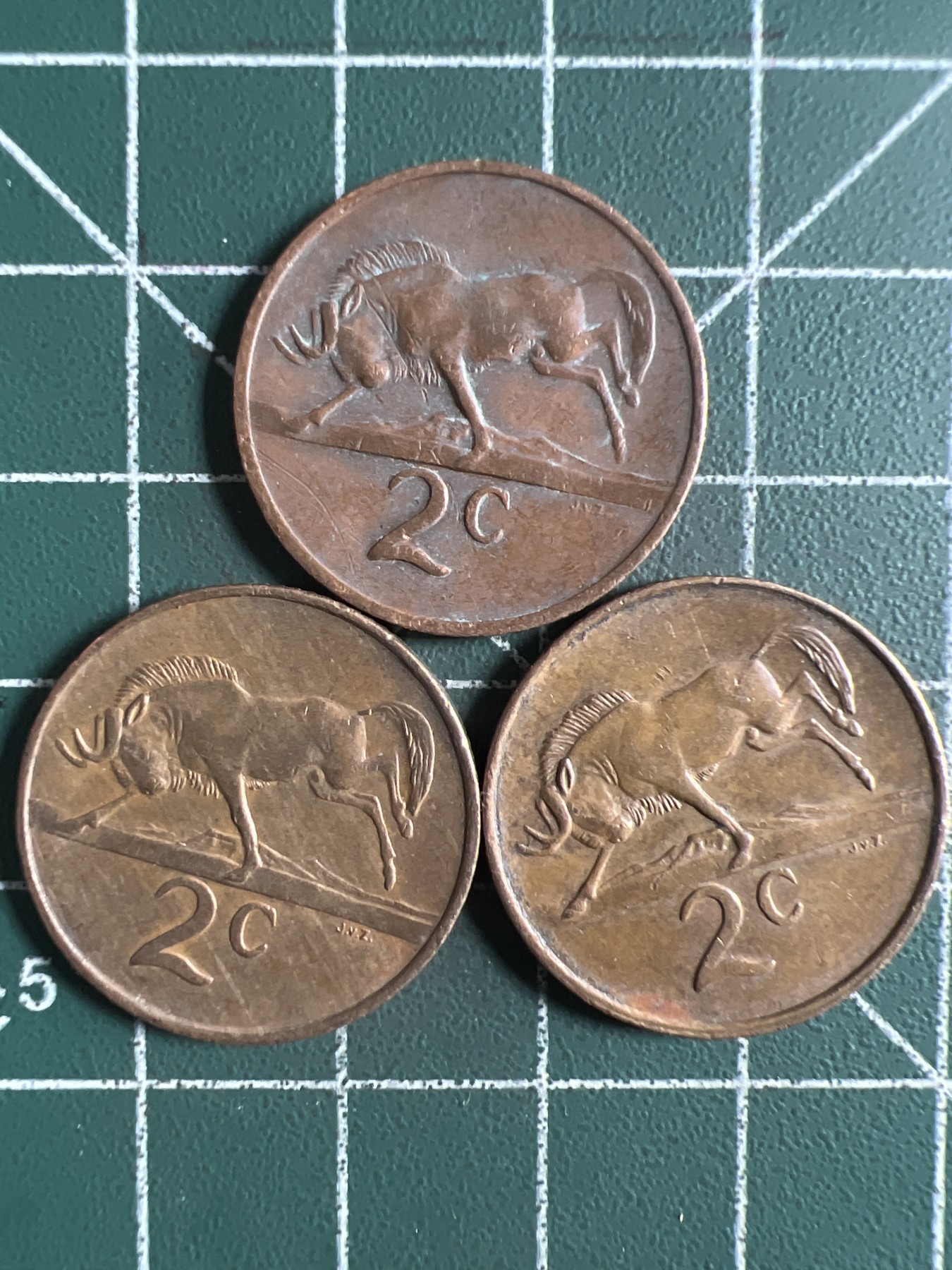 泡泡堂第372期  硬币专场 （无押金，捡漏，全场20包邮，偏远地区除外，接收代拍业务） 南非2C三枚