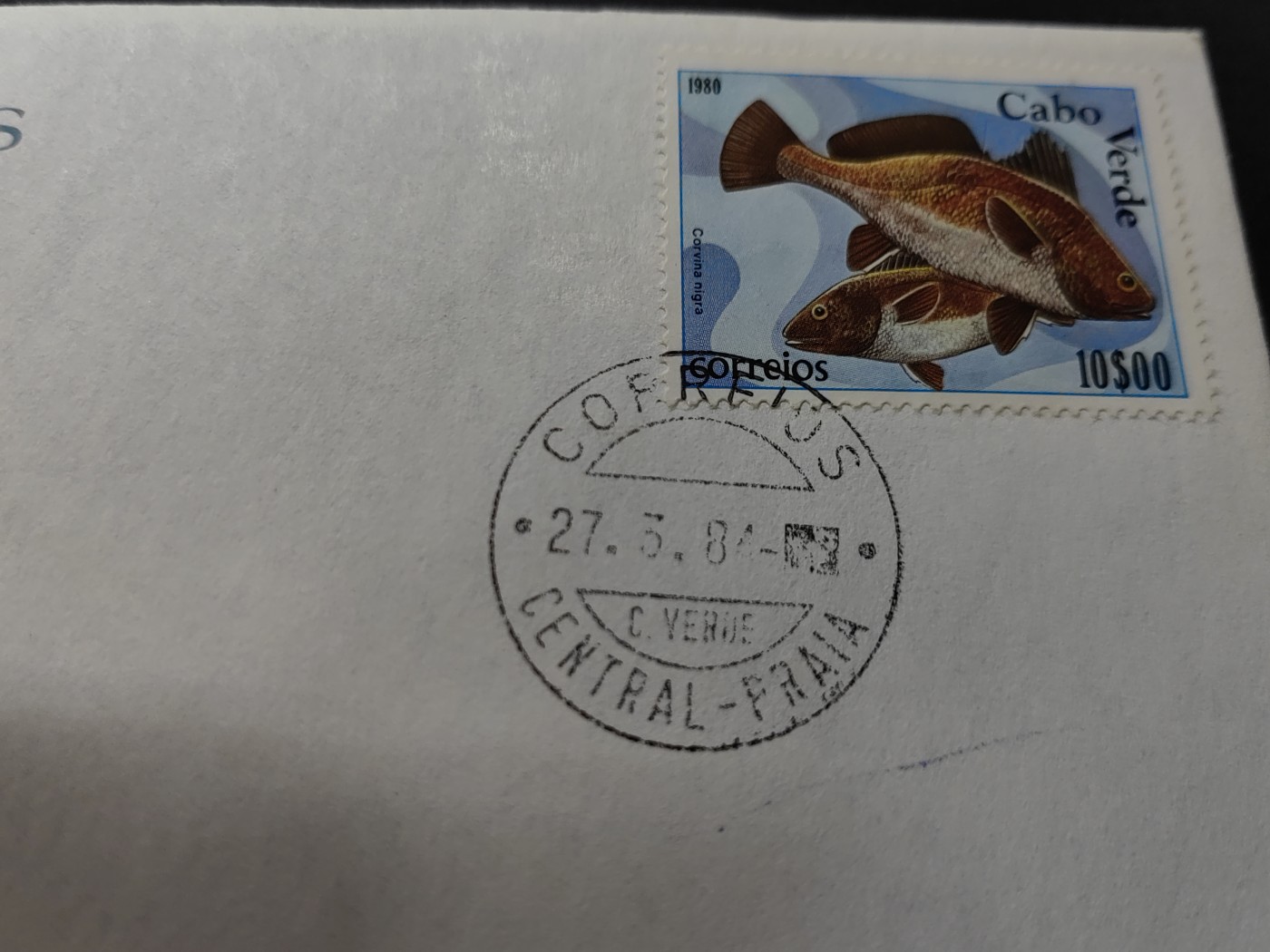 中外邮票+首日封+旧书籍.专场（精品） 富兰克林造币厂认证（佛得角邮票+货币邮封）