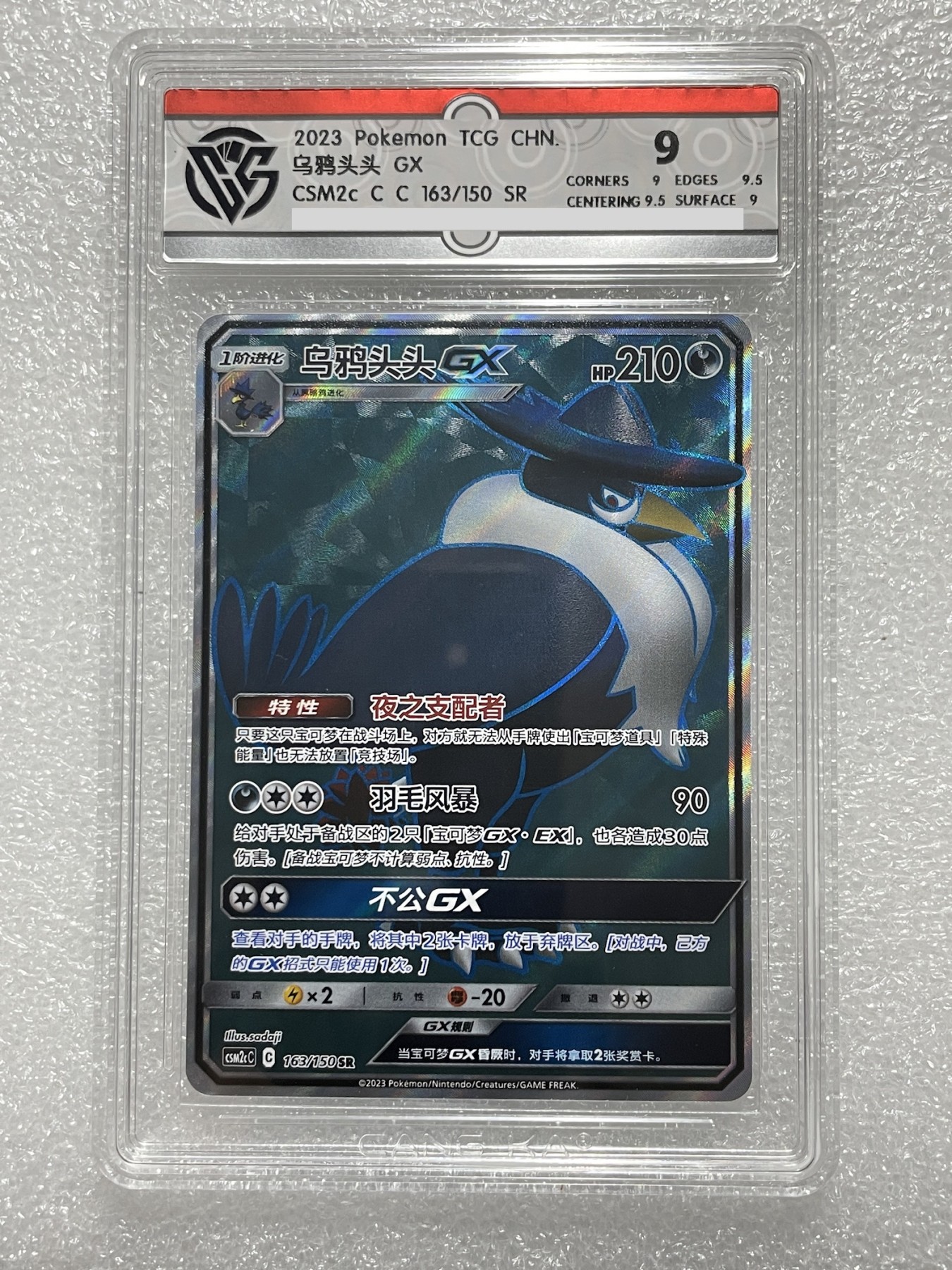 【德藏】卡牌拍卖第1期-宝可梦 Pokémon TCG专场 全场包邮 2023年 简中 SR 乌鸦头头 GX CCG 9