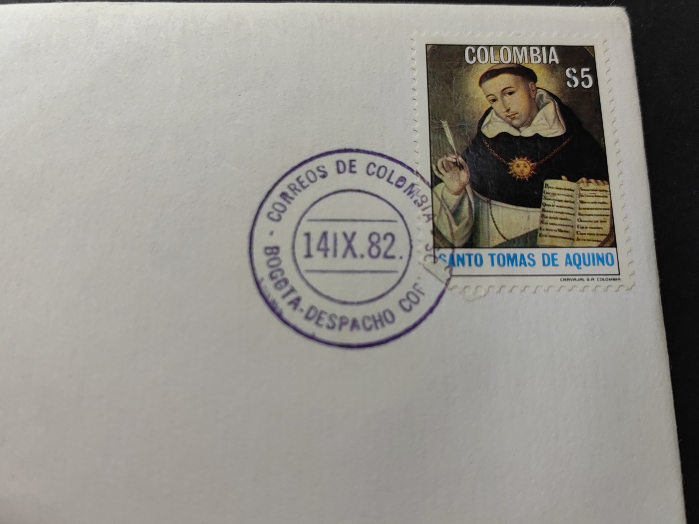 中外邮票+首日封+旧书籍.专场（精品） 富兰克林造币厂认证（哥伦比亚邮票+货币邮封）