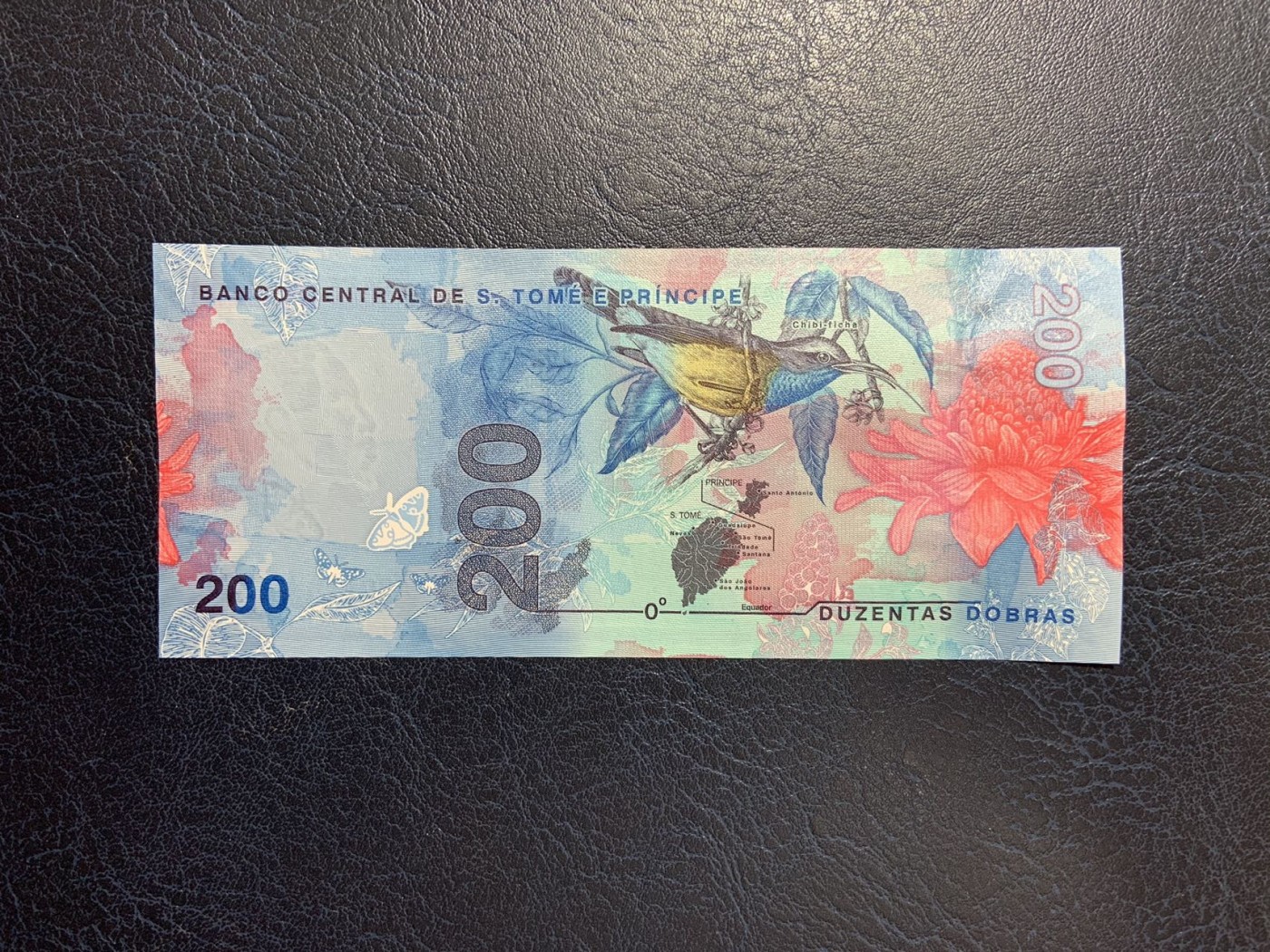 收藏联盟Quantum Auction 第279期拍卖  圣多美和普林西比2020年200多布拉 品相全新UNC 号码无4 AF首发冠