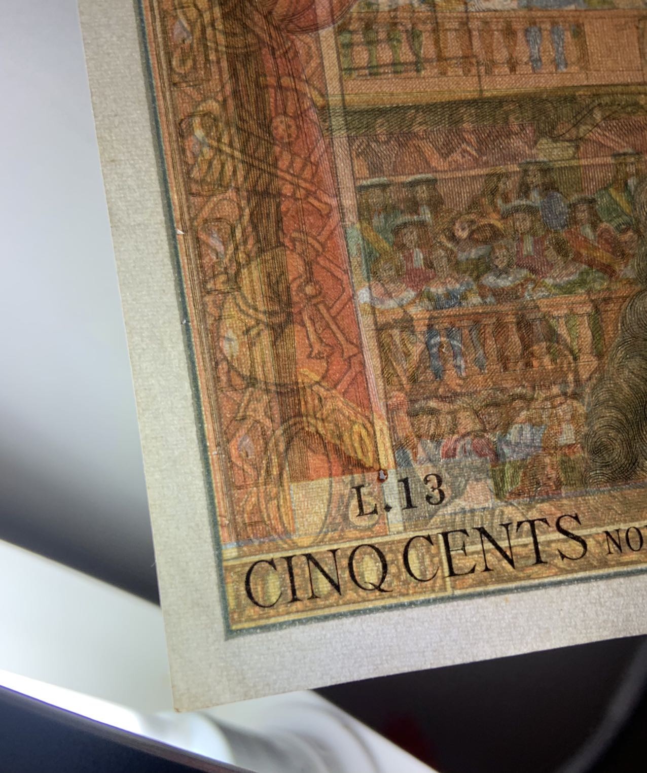 收藏联盟Quantum Auction 第279期拍卖  法国1964年500法郎 非全新 品相如图 戏剧家 莫里哀