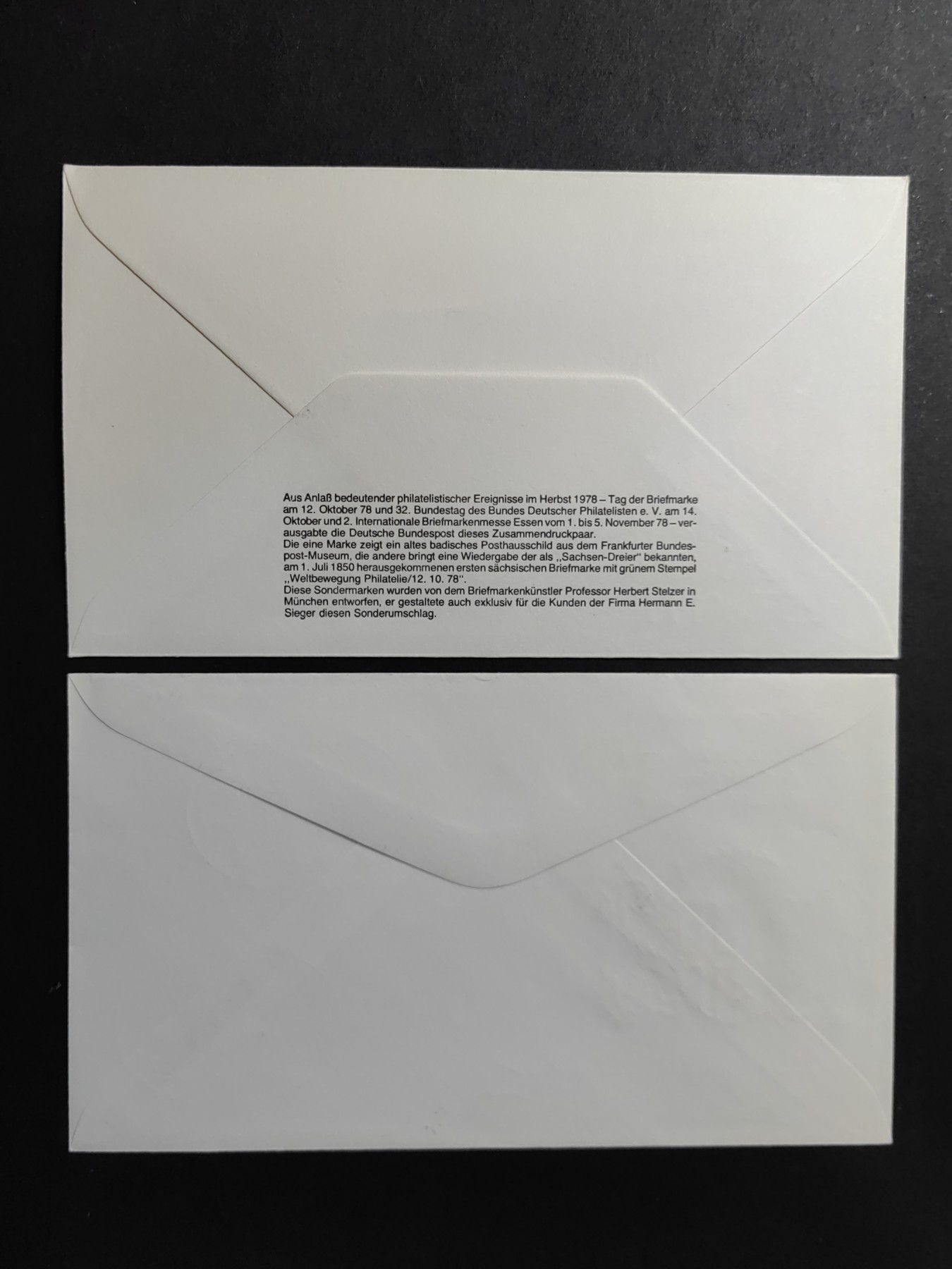 中外邮票+首日封+旧书籍.专场（精品） 70年代德国纪念邮封