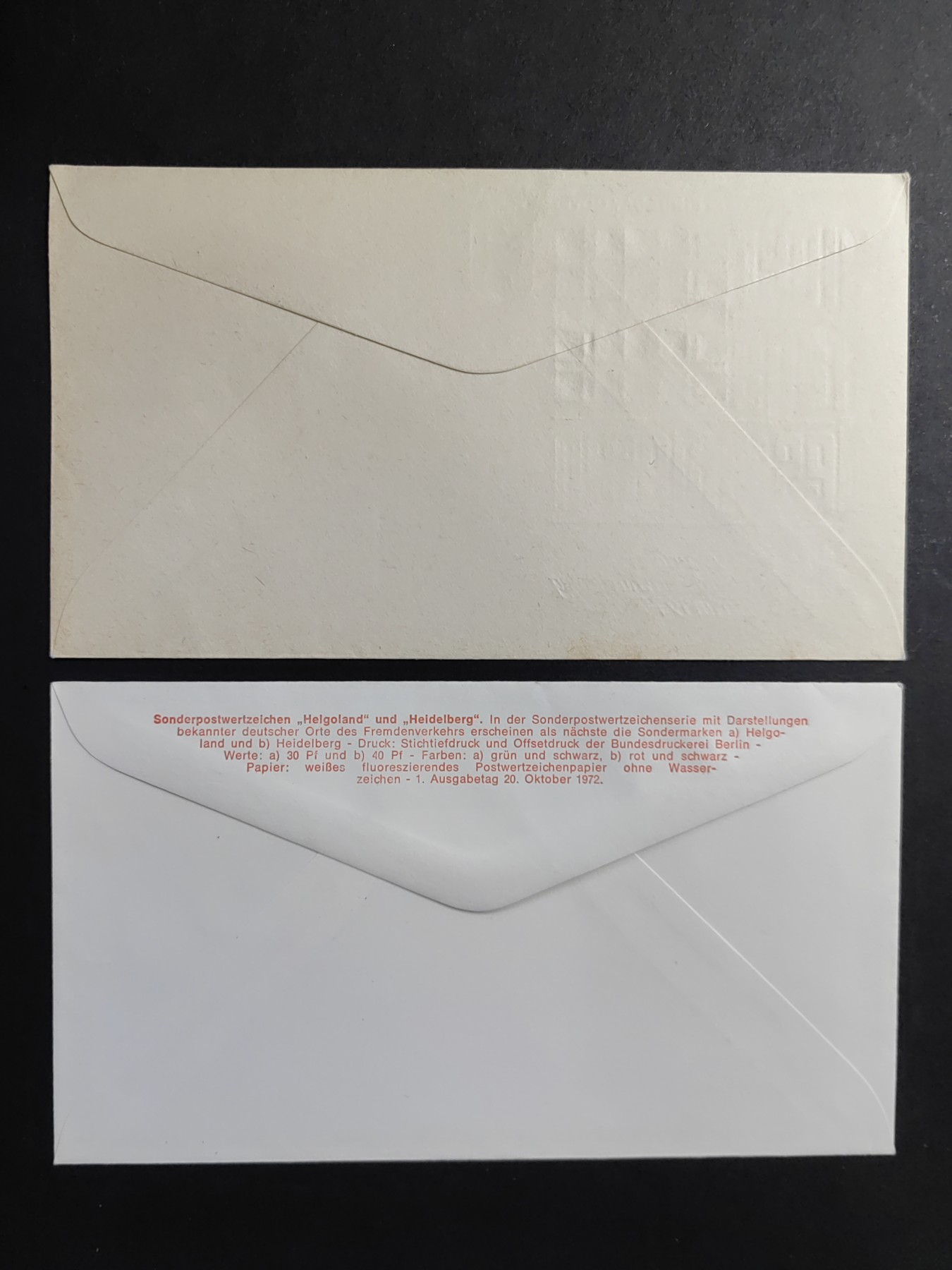 中外邮票+首日封+旧书籍.专场（精品） 70年代 德国纪念邮封