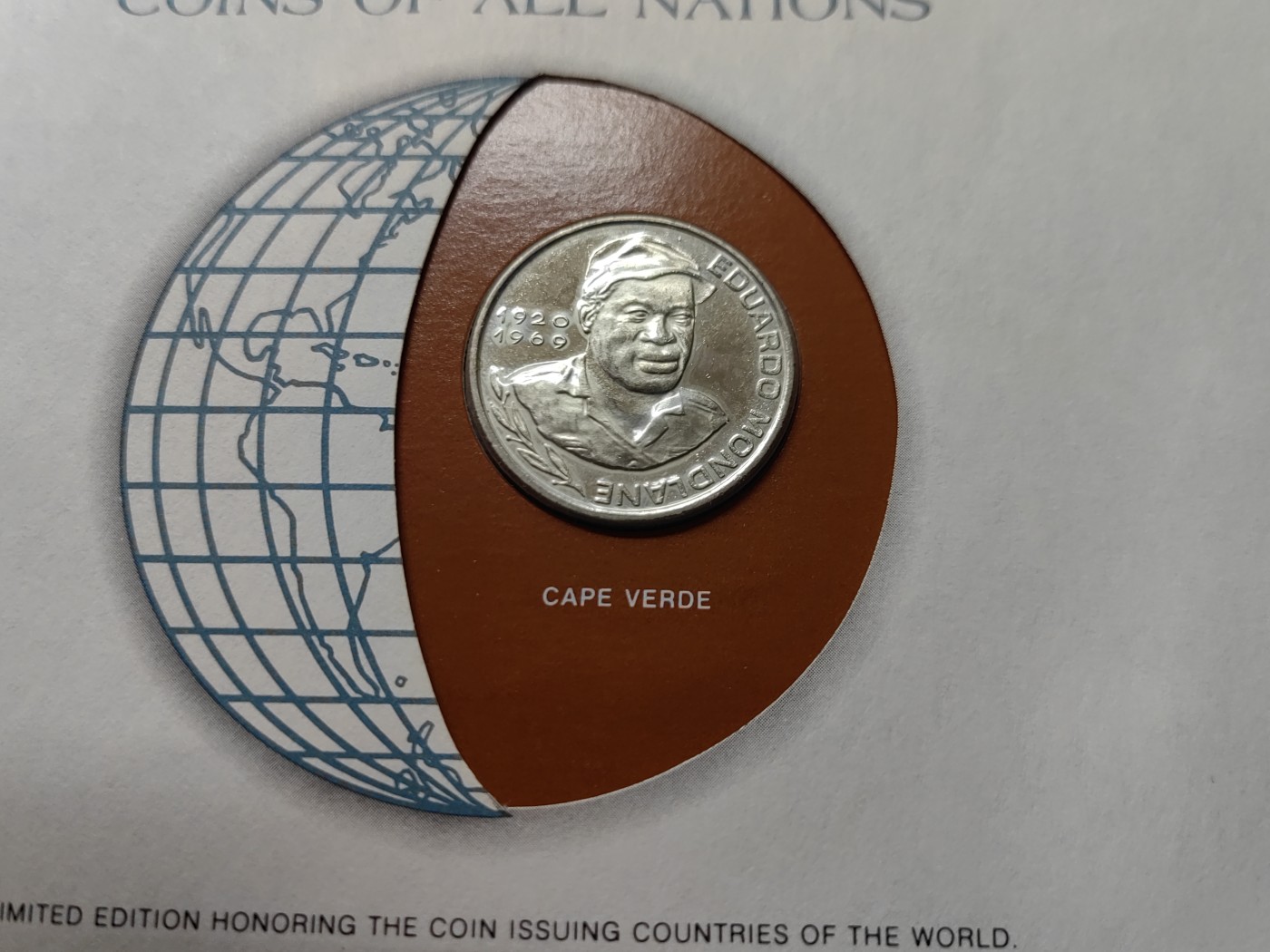 中外邮票+首日封+旧书籍.专场（精品） 富兰克林造币厂认证（佛得角邮票+货币邮封）