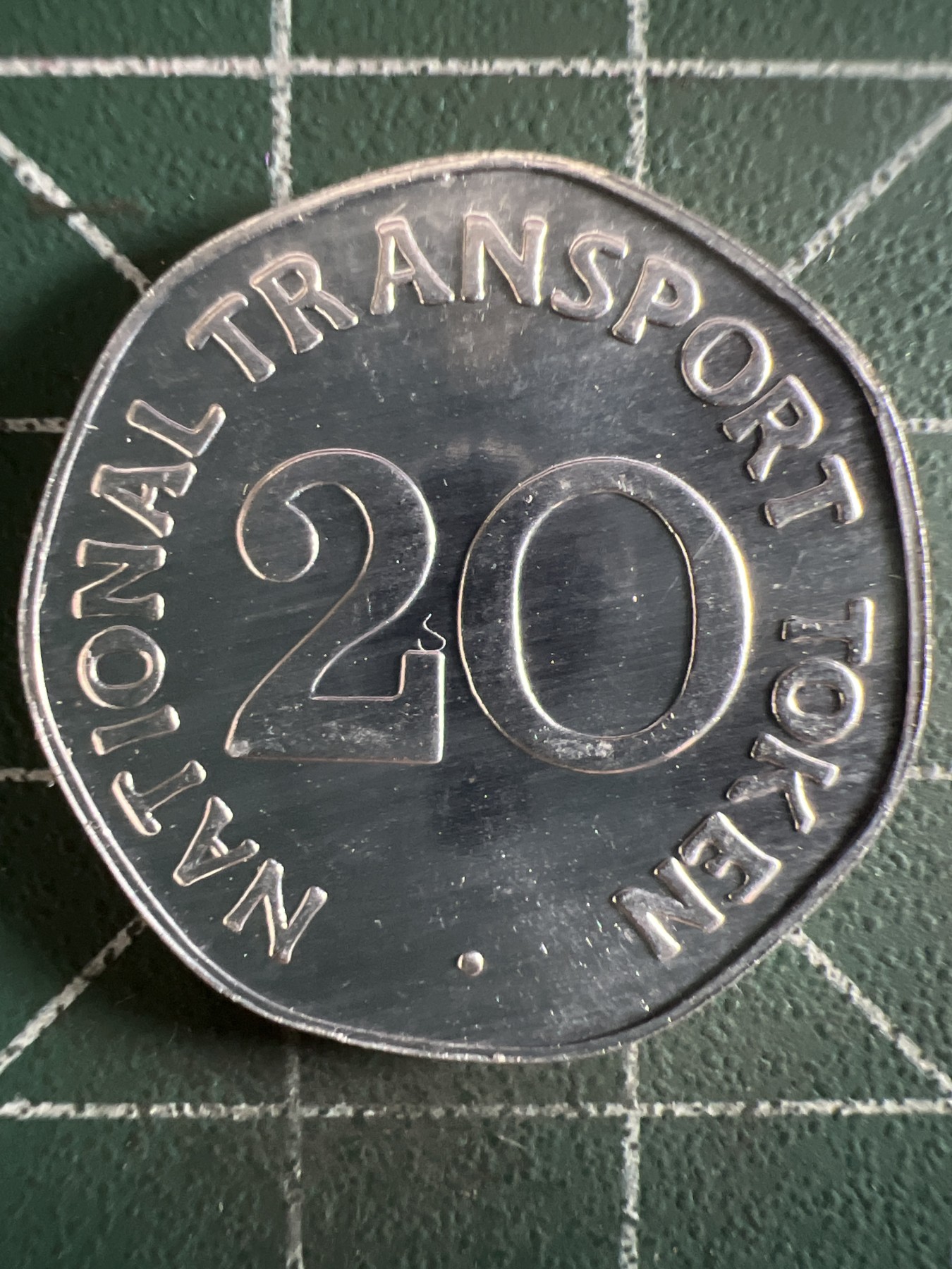 泡泡堂第372期  硬币专场 （无押金，捡漏，全场20包邮，偏远地区除外，接收代拍业务） 英国20便士电车代用币