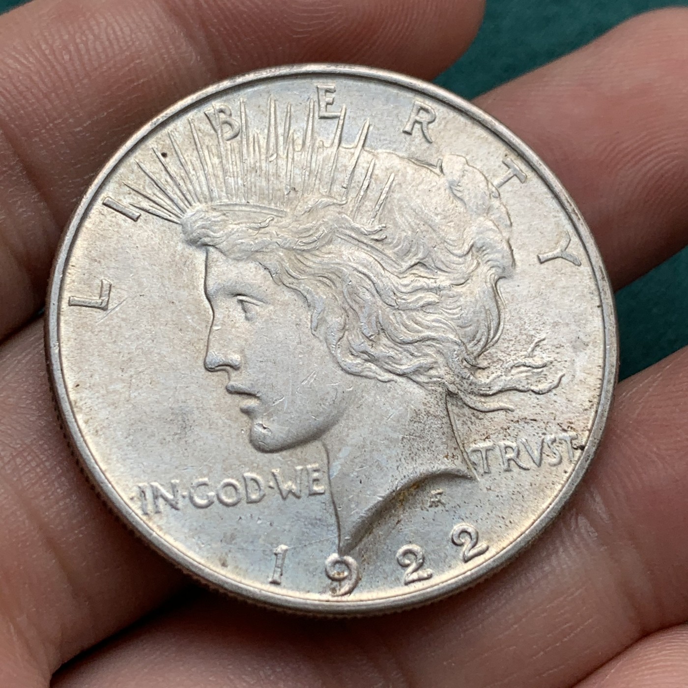 《竞宝斋》第187场-周日，周一 2场 (全场包邮) 美国1922年和平女神1元银币