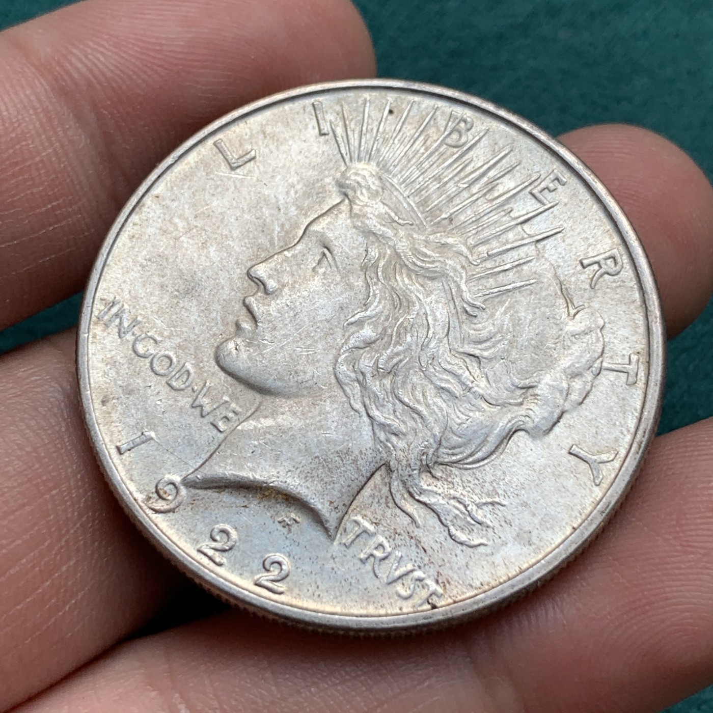 《竞宝斋》第187场-周日，周一 2场 (全场包邮) 美国1922年和平女神1元银币