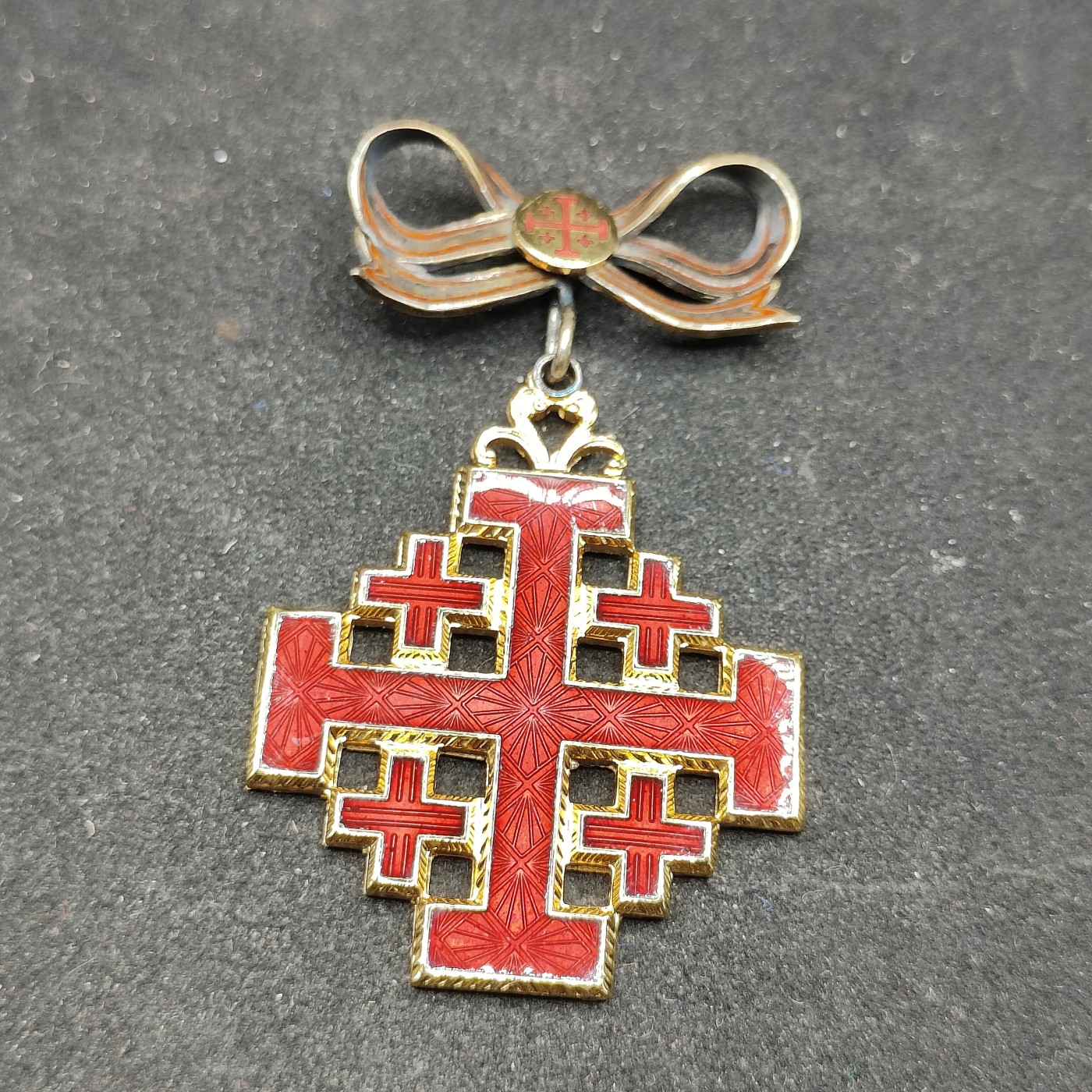 全场0元起拍 第80期 咸鱼国勋章拍卖专场 8月9日（周三）下午6：00开始 梵蒂冈教皇国 稀少 女版圣暮骑士团勋章 铜珐琅