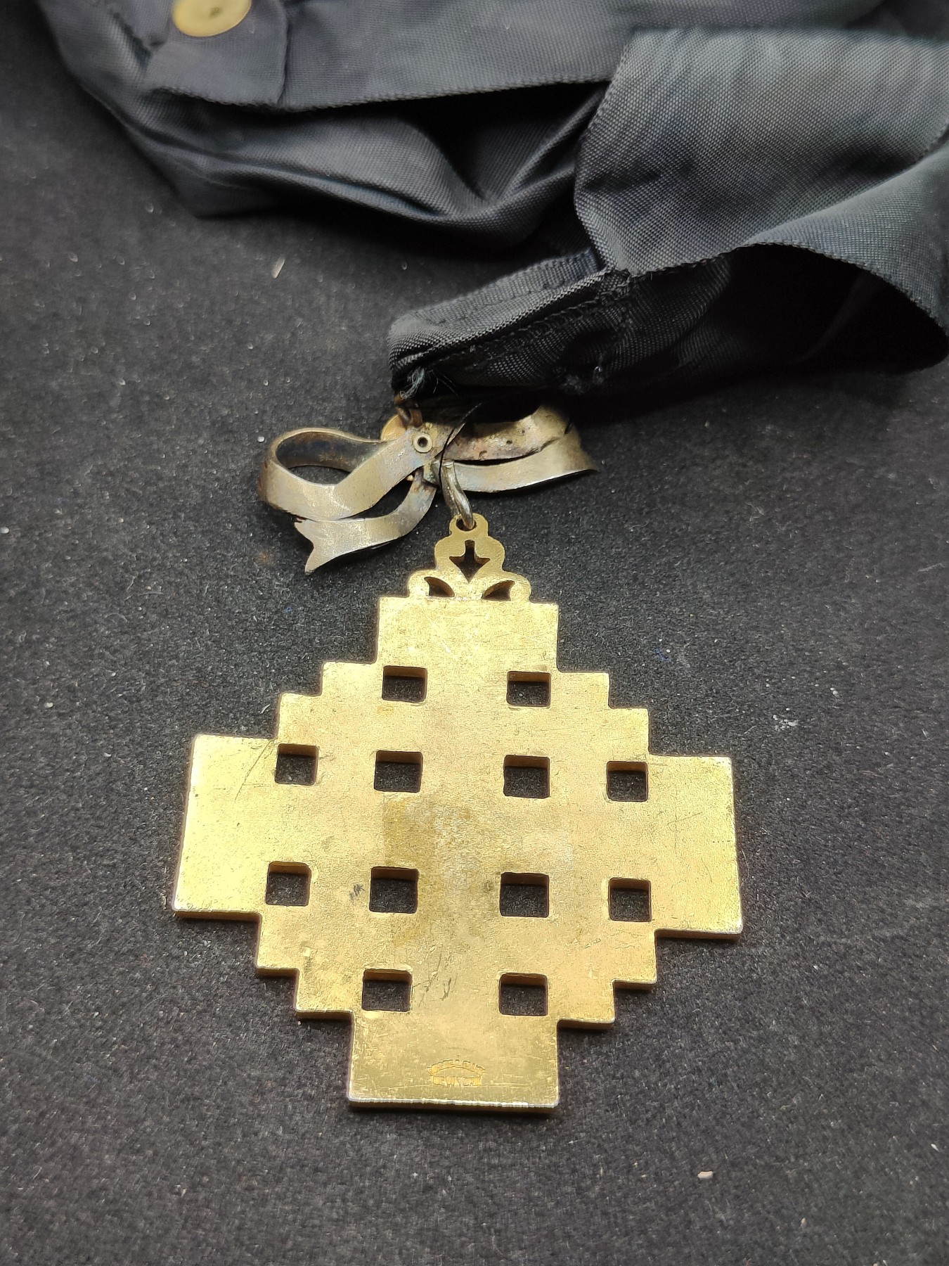 全场0元起拍 第80期 咸鱼国勋章拍卖专场 8月9日（周三）下午6：00开始 梵蒂冈教皇国 稀少女版 指挥官级圣暮骑士团勋章 颈绶 铜珐琅