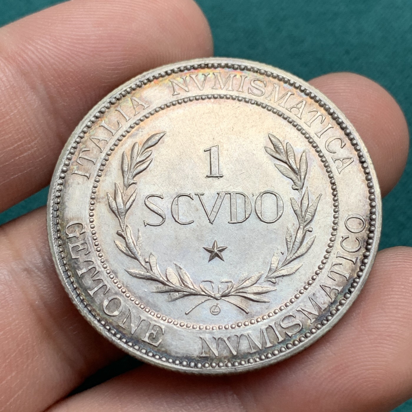 《竞宝斋》第187场-周日，周一 2场 (全场包邮) 弗雷德里克二世逝世七百年纪念 意大利 银质代币  直径：35.8mm 重量：19g