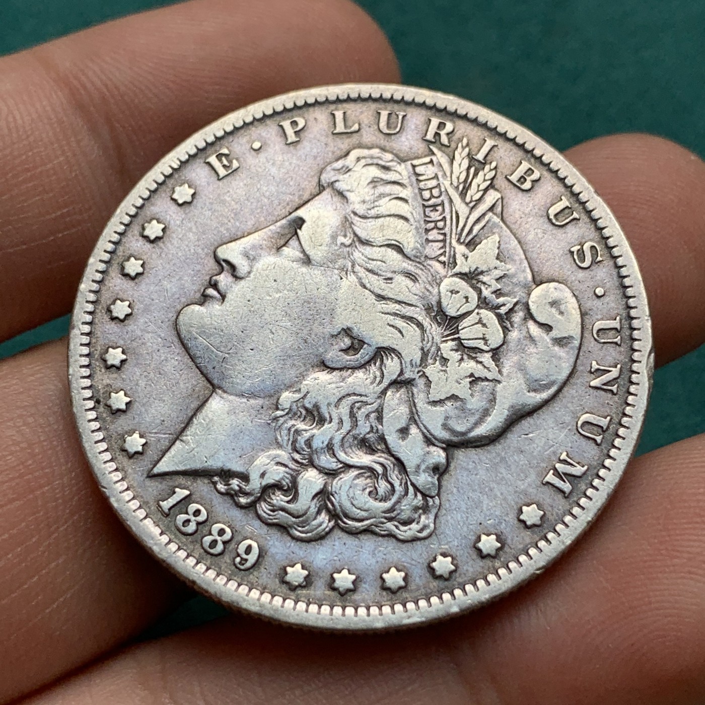 《竞宝斋》第187场-周日，周一 2场 (全场包邮) 美国1889年摩根银元 自然的味道