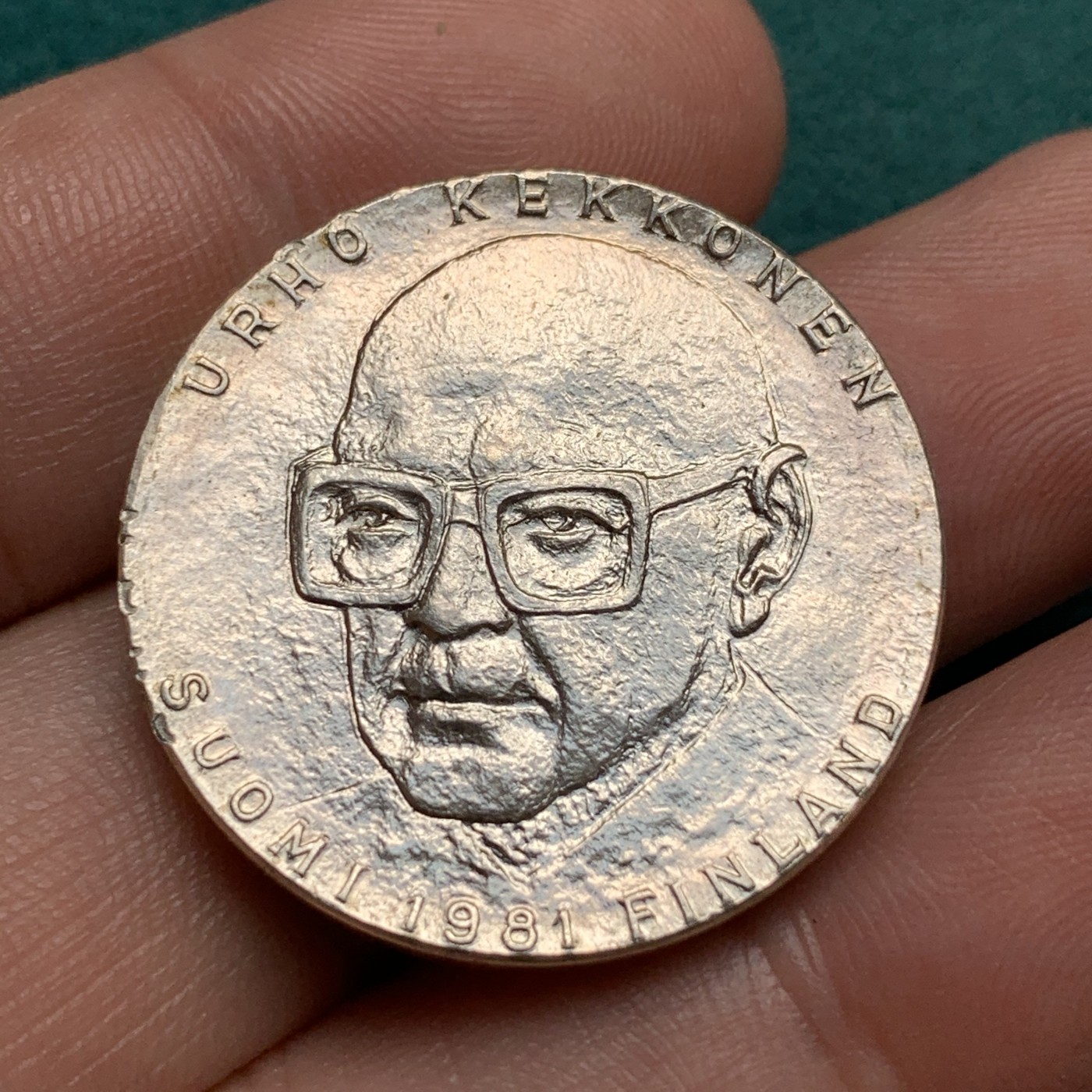 《竞宝斋》第187场-周日，周一 2场 (全场包邮) 芬兰1981年50马克银币  20克  吉科宁诞生80周年纪念