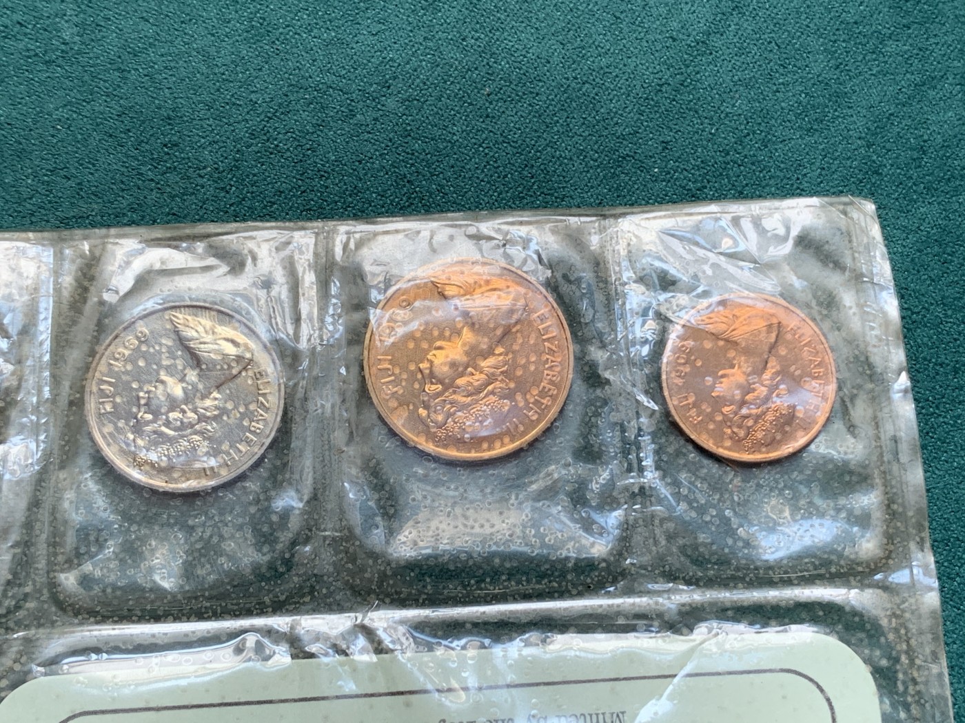 《竞宝斋》第187场-周日，周一 2场 (全场包邮) 英属斐济 1969年 伊丽莎白二世 类精制套币 无最大面值