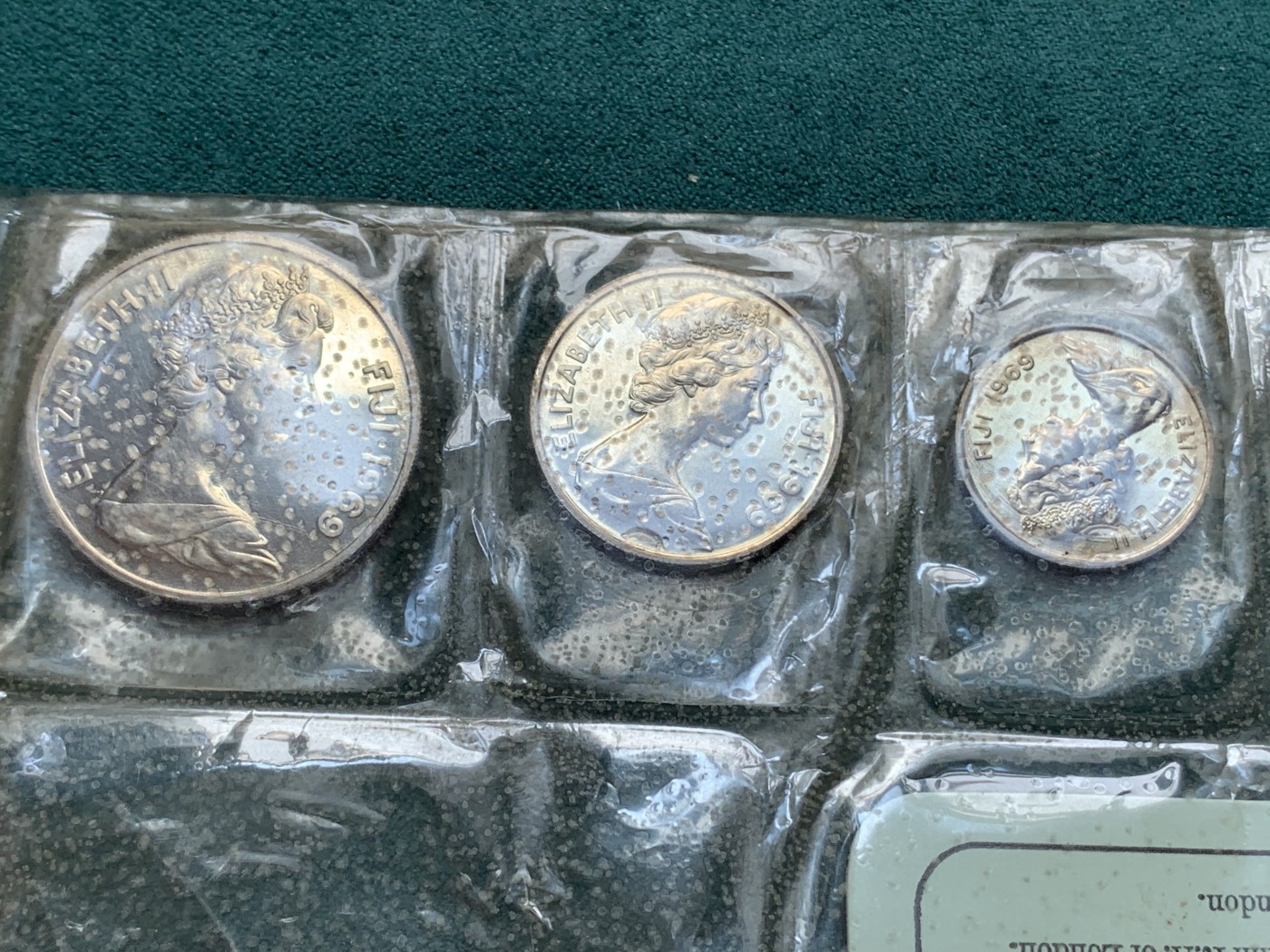 《竞宝斋》第187场-周日，周一 2场 (全场包邮) 英属斐济 1969年 伊丽莎白二世 类精制套币 无最大面值