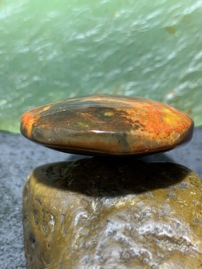 放福利！精美冰飘心战国红玛瑙大吊坠一个， 放福利！精美冰飘心战国红玛瑙大吊坠一个，