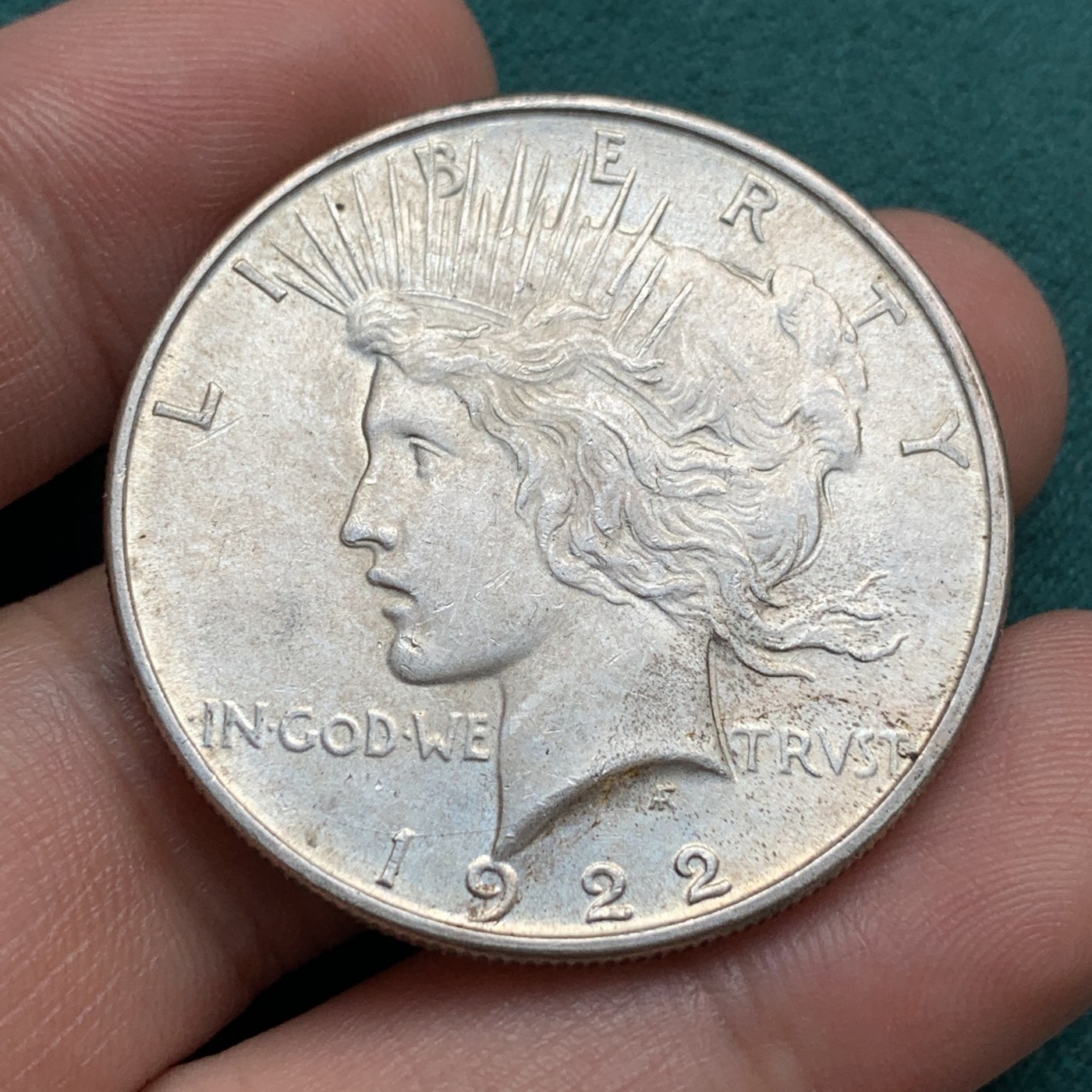 《竞宝斋》第187场-周日，周一 2场 (全场包邮) 美国1922年和平女神1元银币