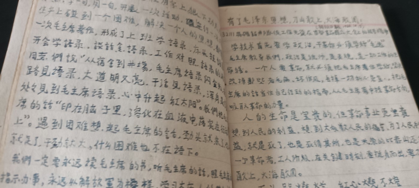 全场0起0押金，红色文化专场！ 文哥日记本，几乎写满！