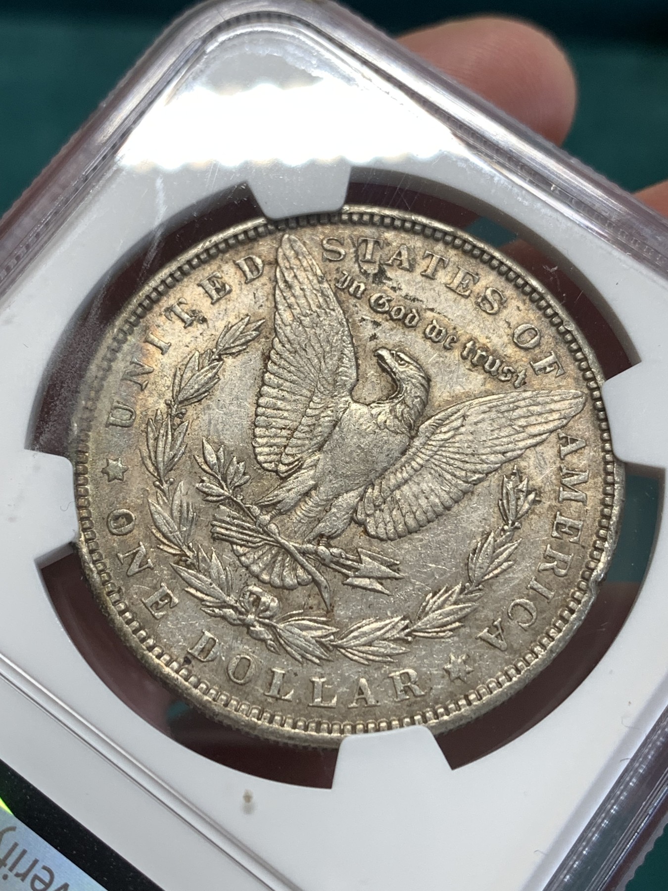 《竞宝斋》第188场-周日，周一 2场 (全场包邮) NGC XF 美国1889年摩根银元