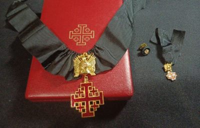 荷兰勋赏制服拍卖第60期 - 耶路撒冷圣墓指挥官级勋章，全品