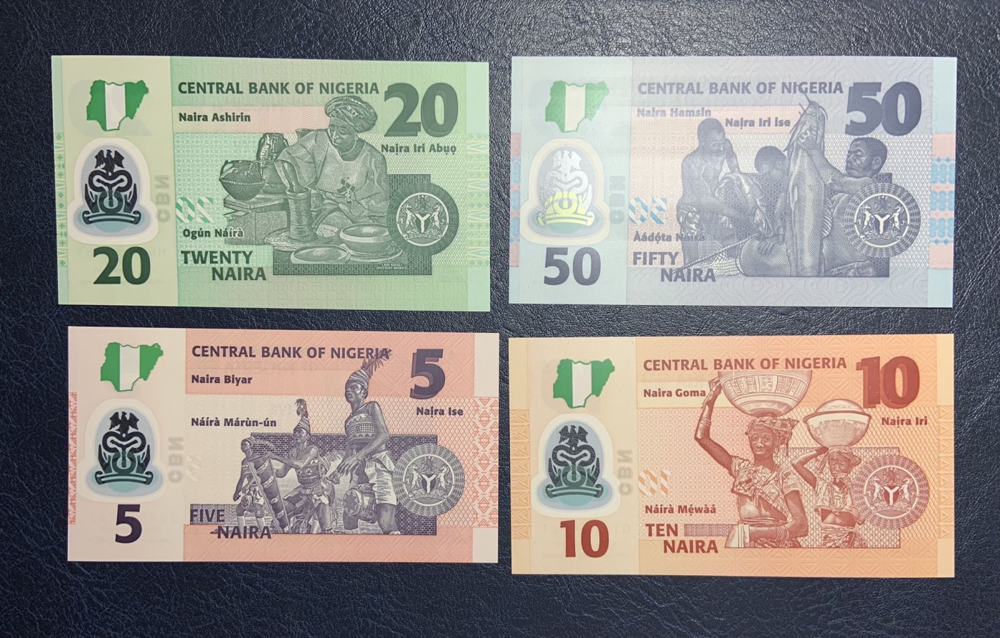 收藏联盟Quantum Auction 第280期拍卖  丹麦1978年10克朗，尼日利亚2022年5到50奈那，突尼斯1972年0.5第纳尔，斯洛文尼亚1托拉尔 品相全新UNC