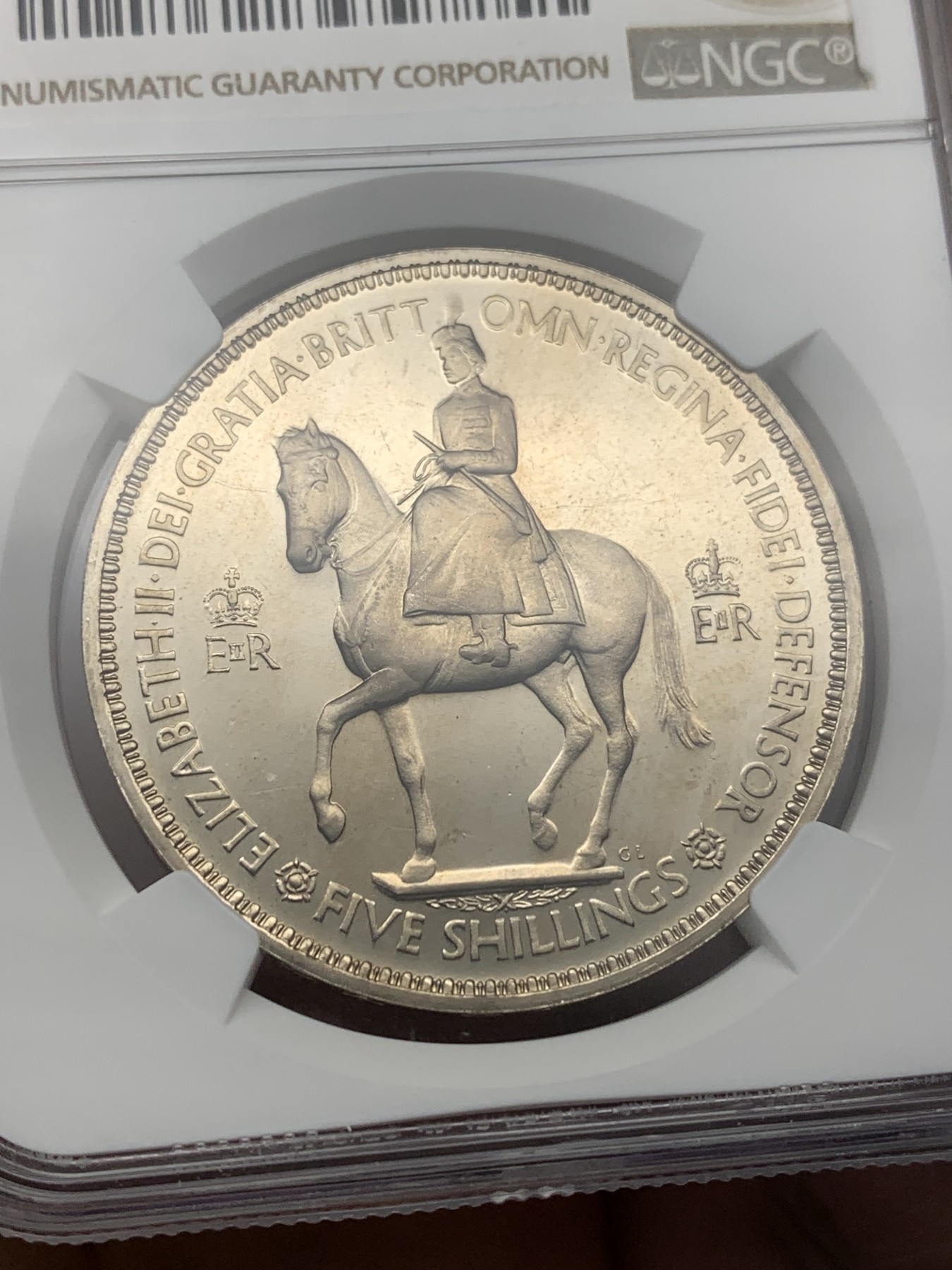 《竞宝斋》第188场-周日，周一 2场 (全场包邮) NGC-PF64CAM 1953年英国伊丽莎白二世加冕精制克朗