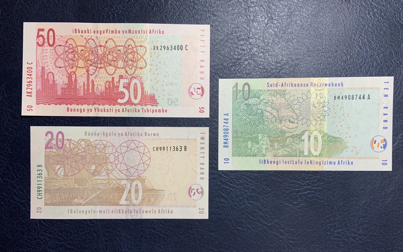 收藏联盟Quantum Auction 第280期拍卖  南非2009年10-50兰特 品相全新UNC