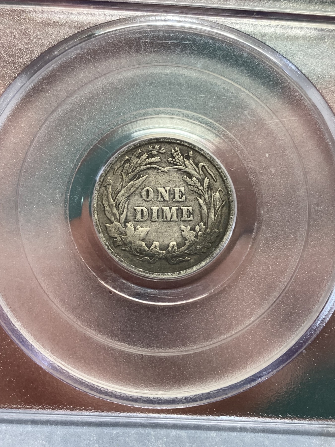 《竞宝斋》第188场-周日，周一 2场 (全场包邮) PCGS-F15 1897年美国巴伯10分银币，早期银币有份难得。
