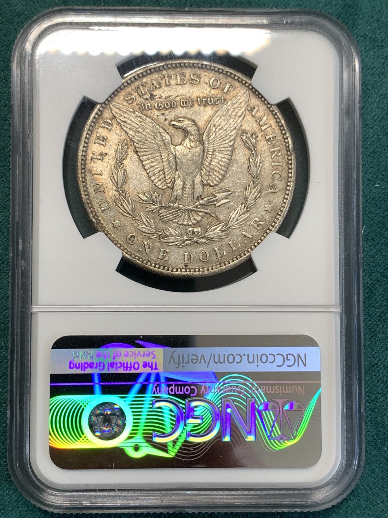 《竞宝斋》第188场-周日，周一 2场 (全场包邮) NGC XF 美国1889年摩根银元