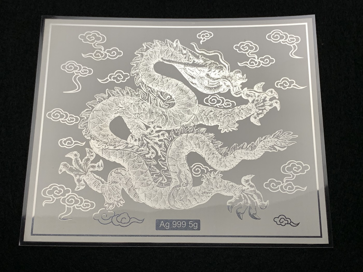 《竞宝斋》第188场-周日，周一 2场 (全场包邮) 万里长城银版画票 10 张，每张 5 克银  共50克999银