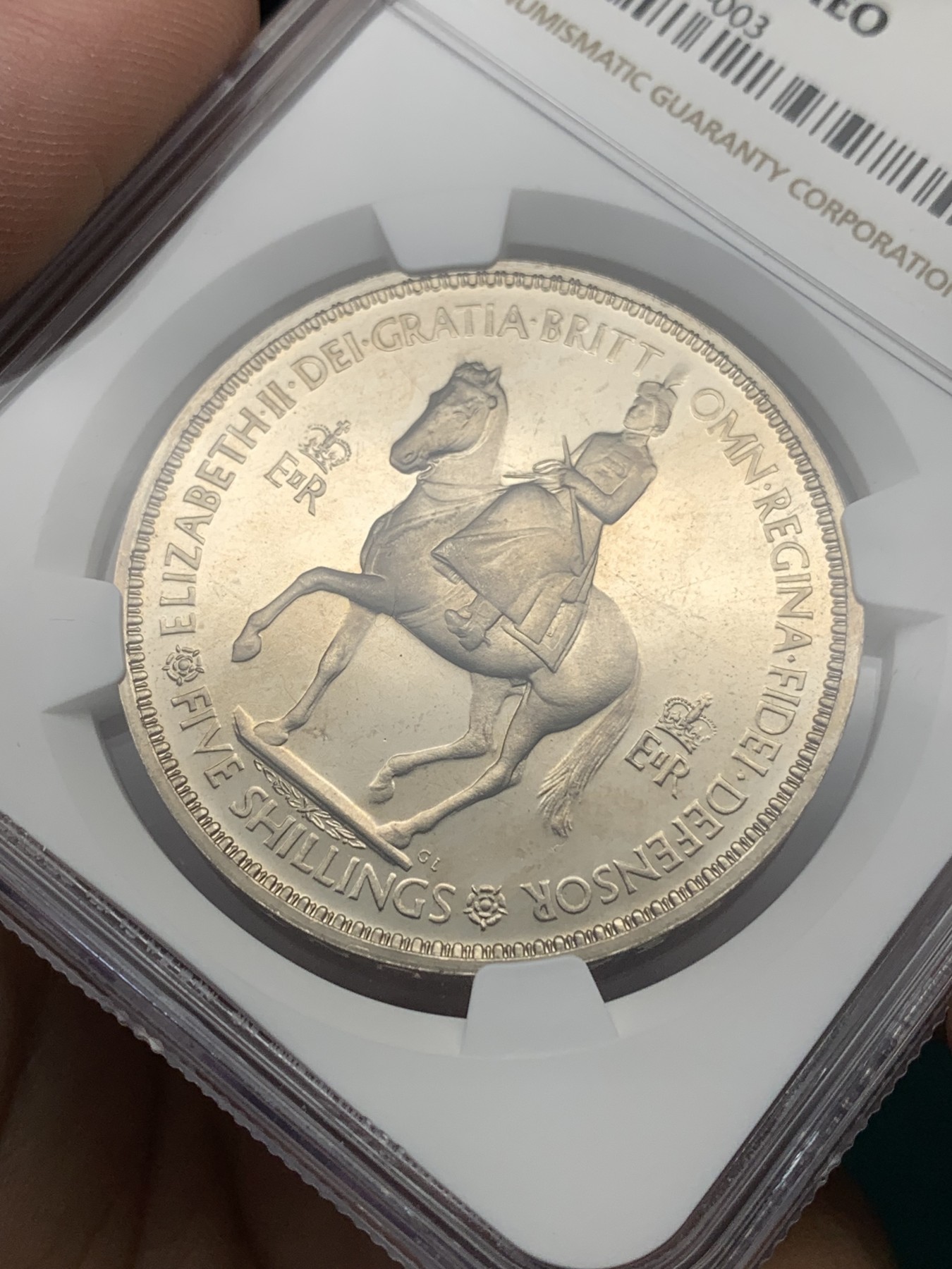 《竞宝斋》第188场-周日，周一 2场 (全场包邮) NGC-PF64CAM 1953年英国伊丽莎白二世加冕精制克朗